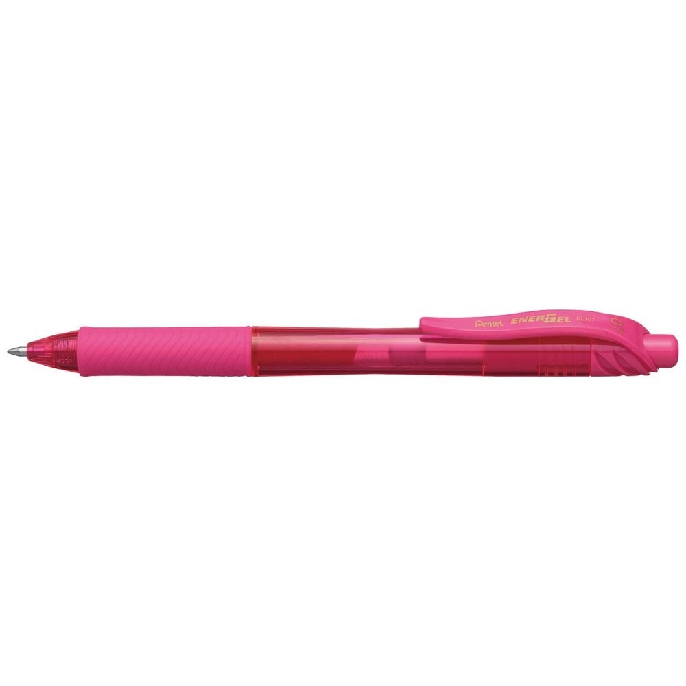 1 Pentel Energel X BL107 Gel Pen 0.7mm Pink, 1 of 5