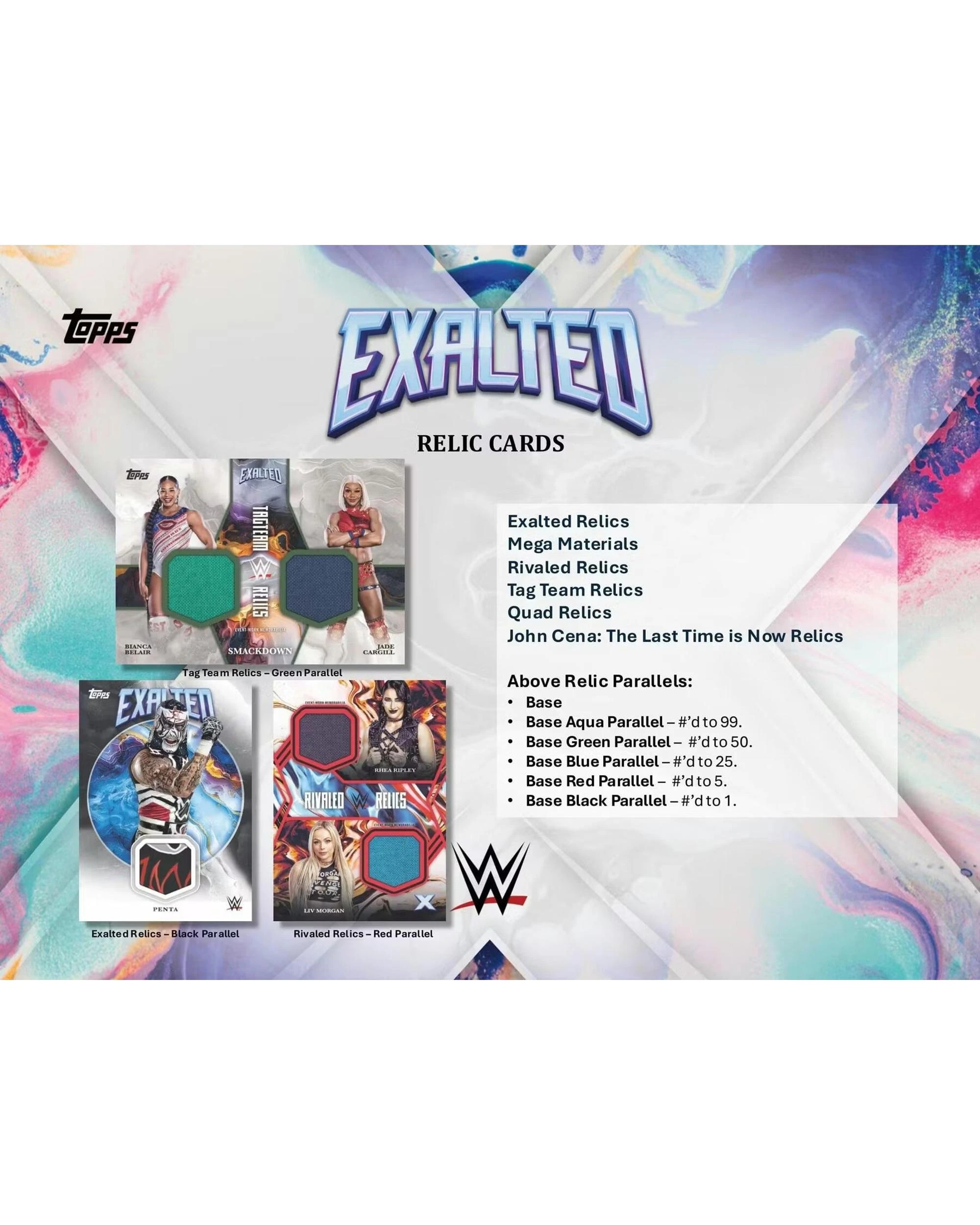 5 Topps 2025 WWE Wrestling Exalted Hobby Box, 5 of 10