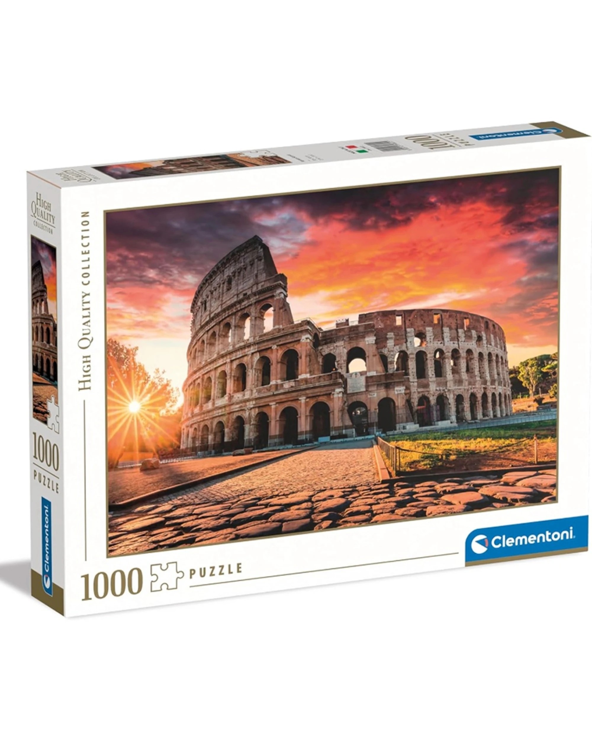 1 Clementoni Roman Sunset 1000 Piece Jigsaw Puzzle Set - Multi, 1 of 2