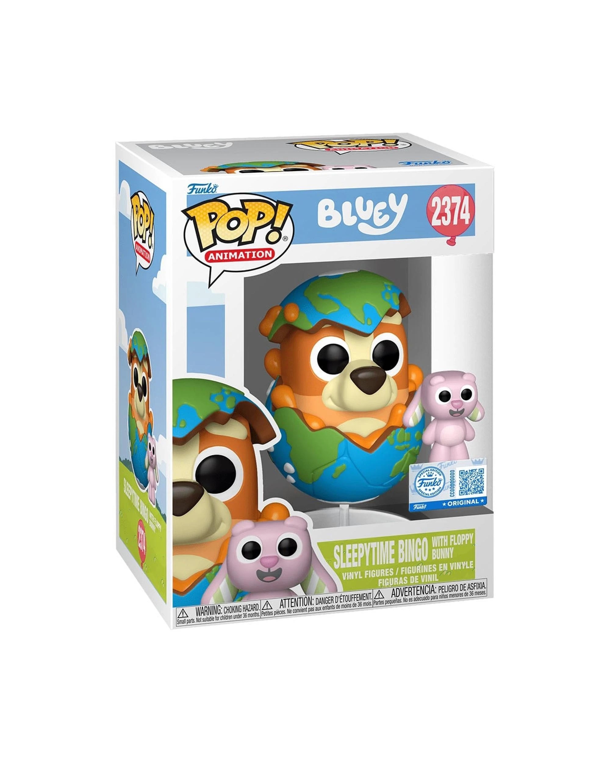 3 Bluey: Sleepytime Bingo with Floppy Bunny Funko POP! Vinyl, 3 of 3