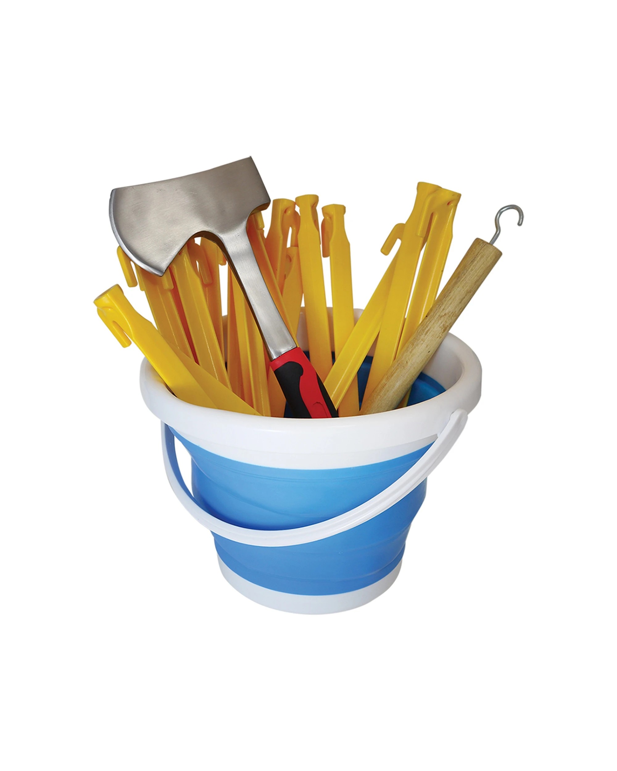 4 Coghlans Collapsible Bucket 5 L Food Safe Camping With Pouring Spout TPR And PP - Blue, 4 of 4