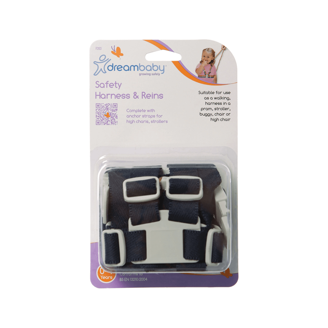 3 Dreambaby Safety Harness And Reins Navy For Child High Chair And Stroller Adjustable Fit
 - Blue, 3 of 3