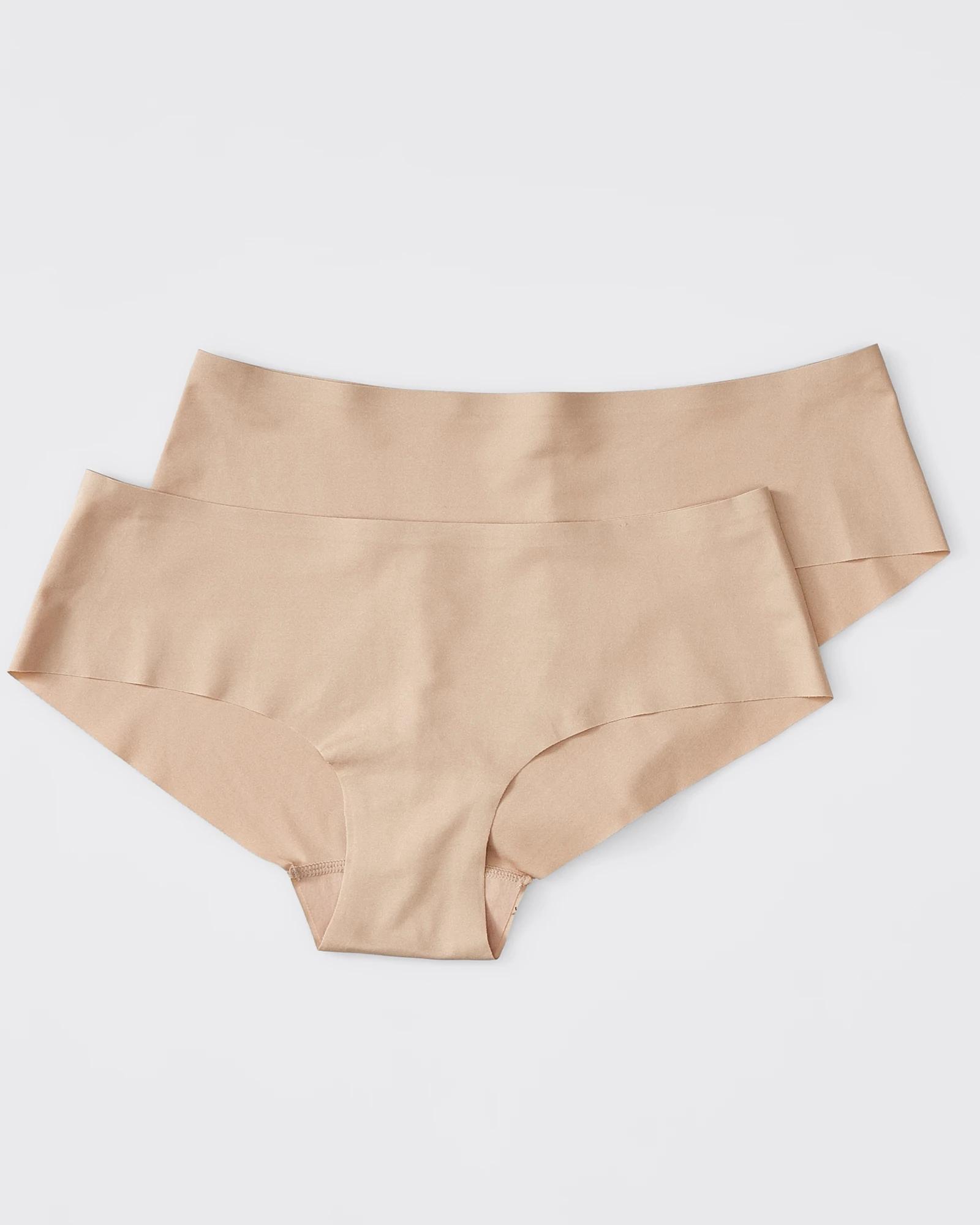 4 Target 2 Pack Bonded No Show Hipster Briefs LATTE BROWN, 4 of 6