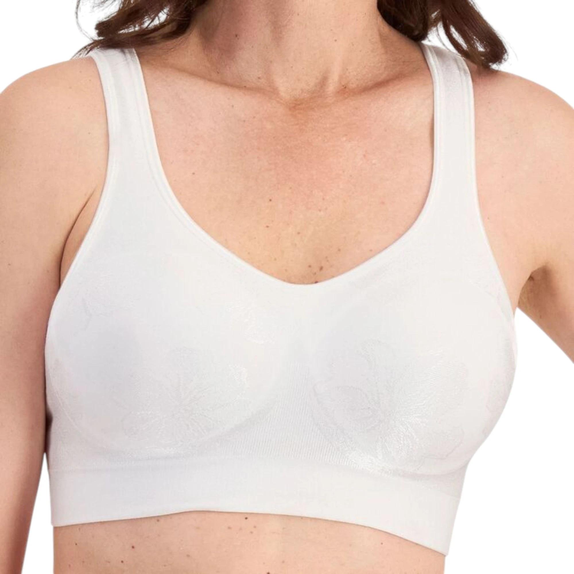 3 Playtex Comfort Revolution Contour Wirefree Bra WHITE, 3 of 4
