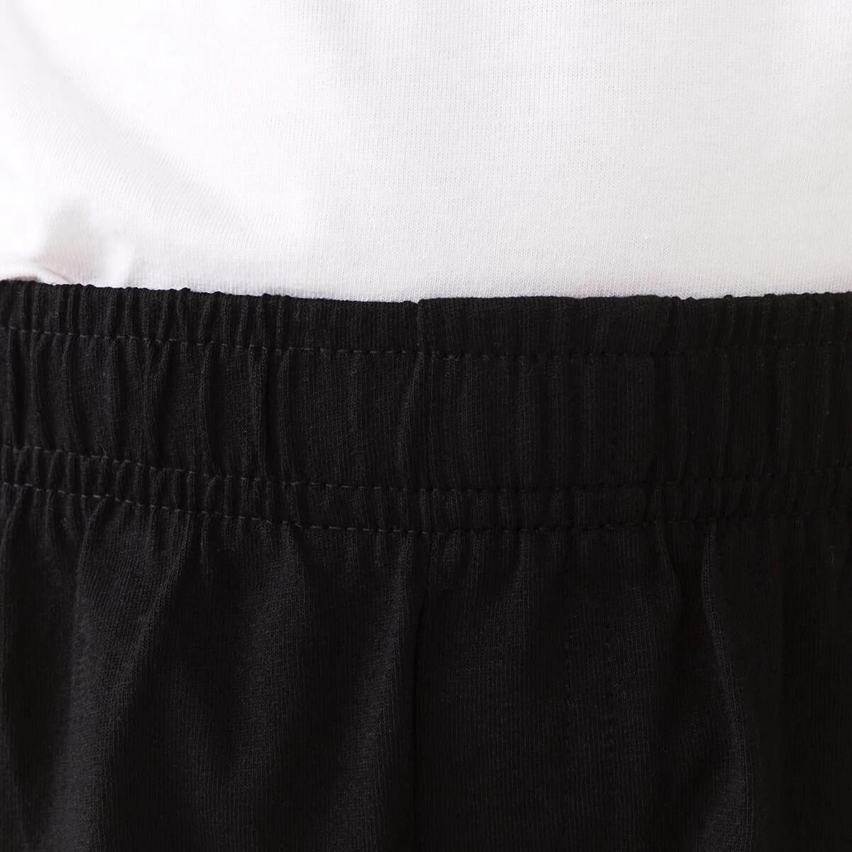 3 Plain Knit Shorts Black, 3 of 8