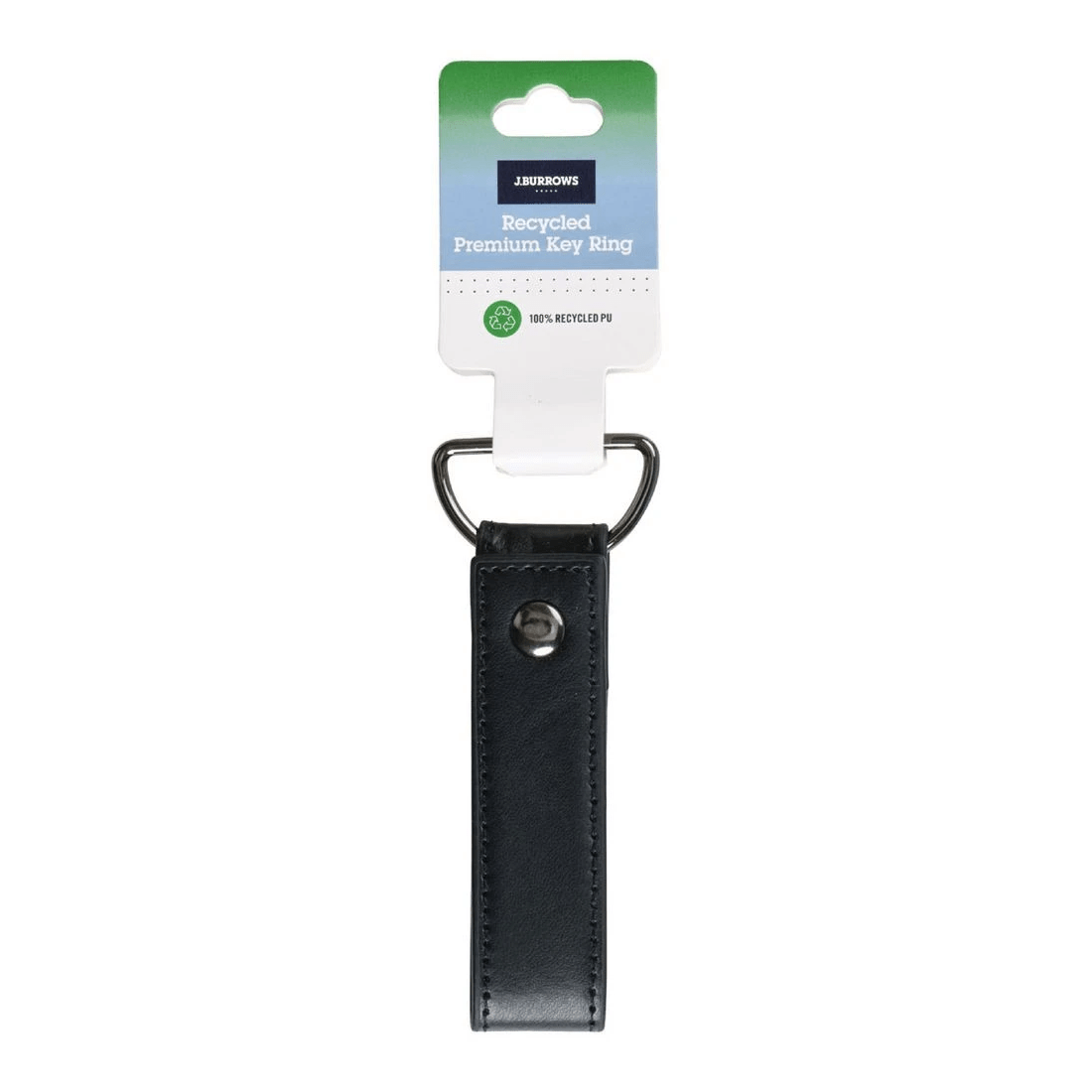 1 J.Burrows Premium Keyring Strap Black, 1 of 4