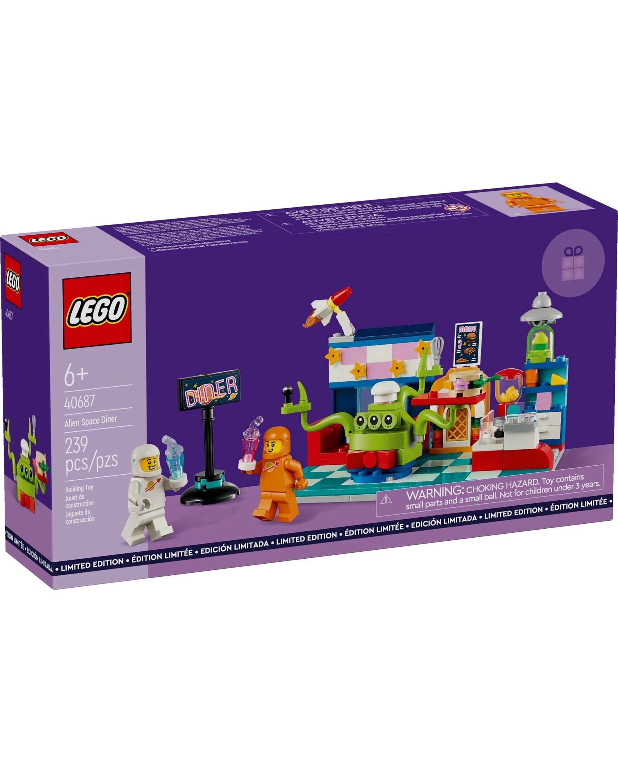 1 LEGO Space Exclusive GWP 40687 Alien Space Diner, 1 of 2