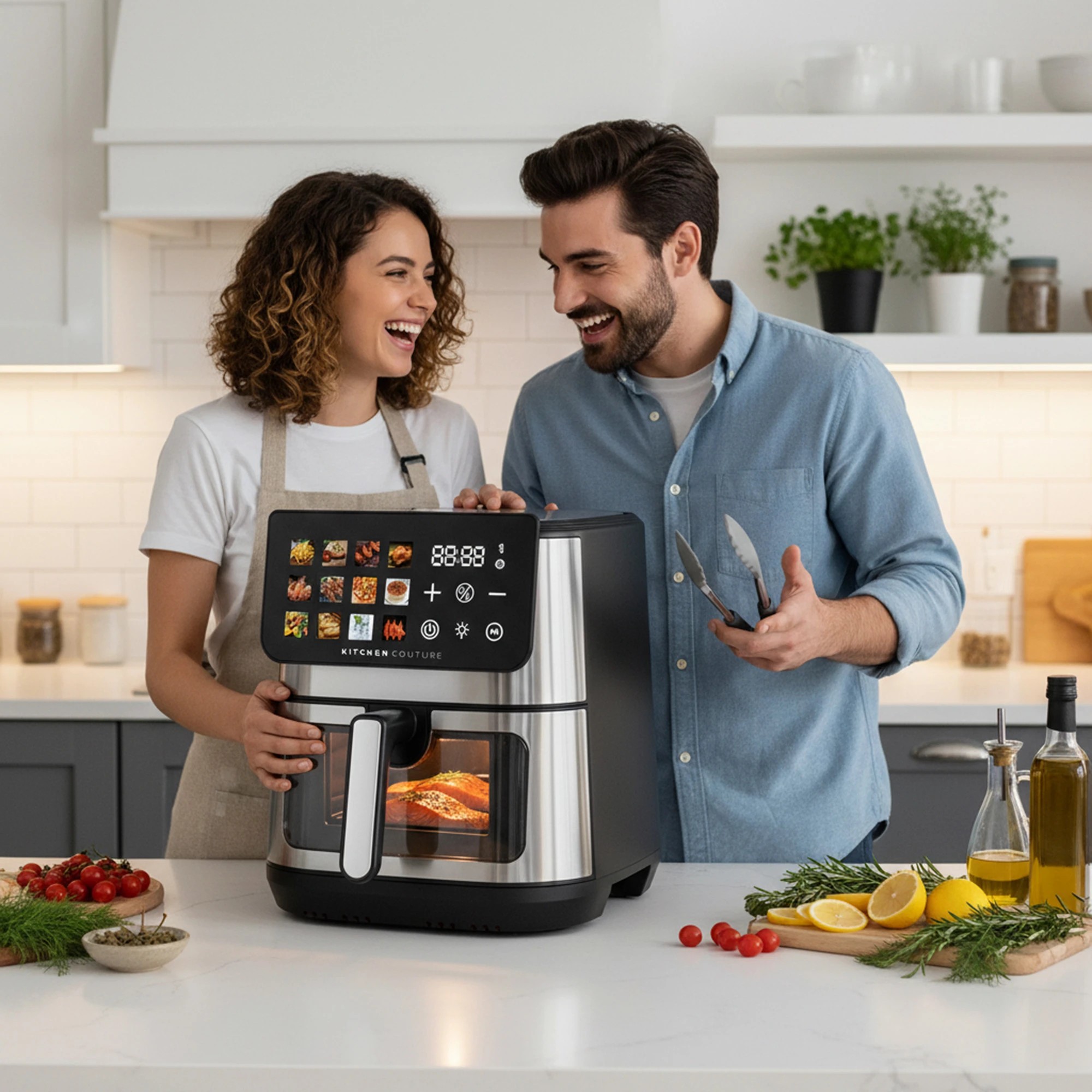 7 Kitchen Couture 8.5L Big Screen view Air Fryer - Grey, 7 of 7