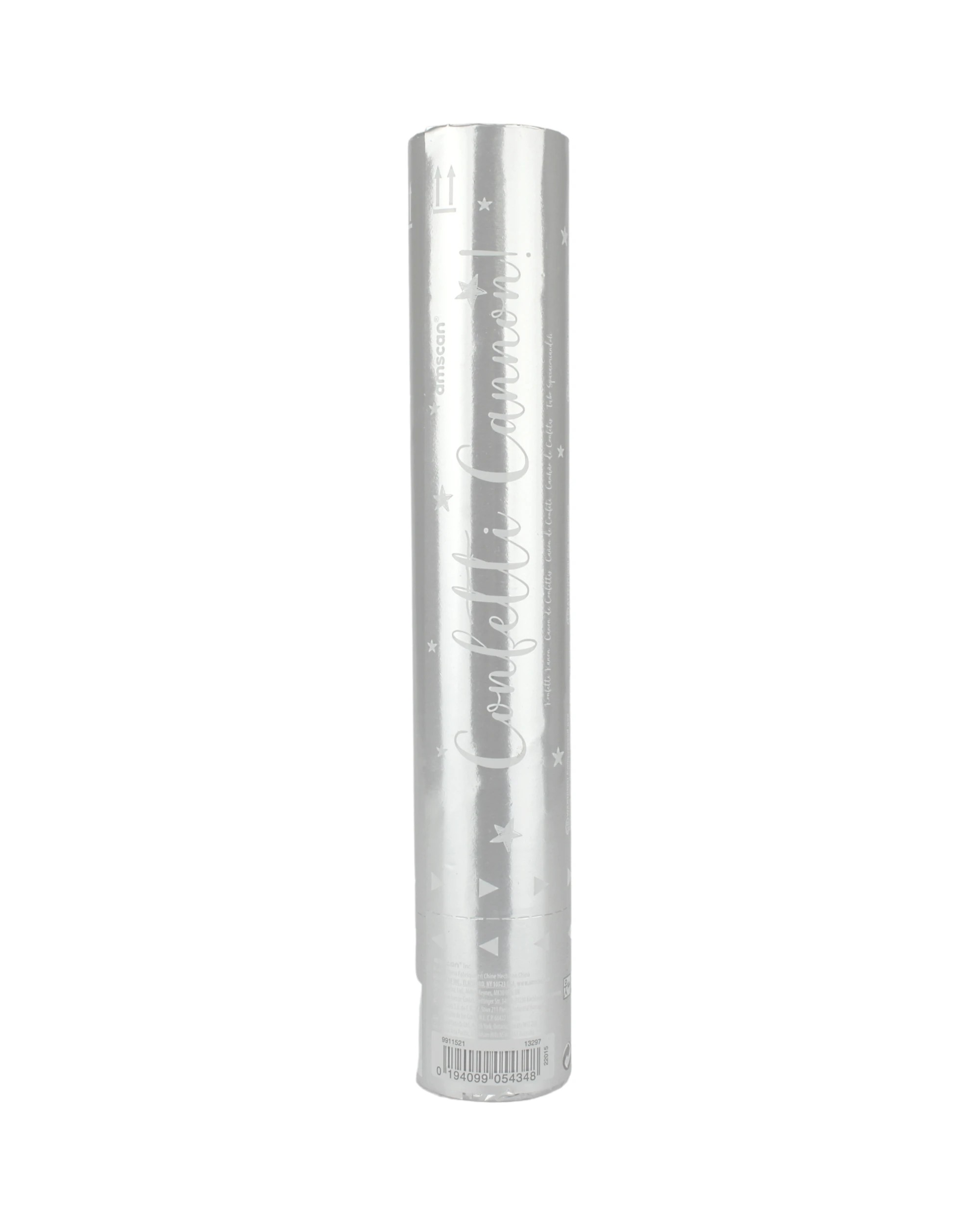 2 Anagram Silver Confetti CannonSilver - Silver, 2 of 2