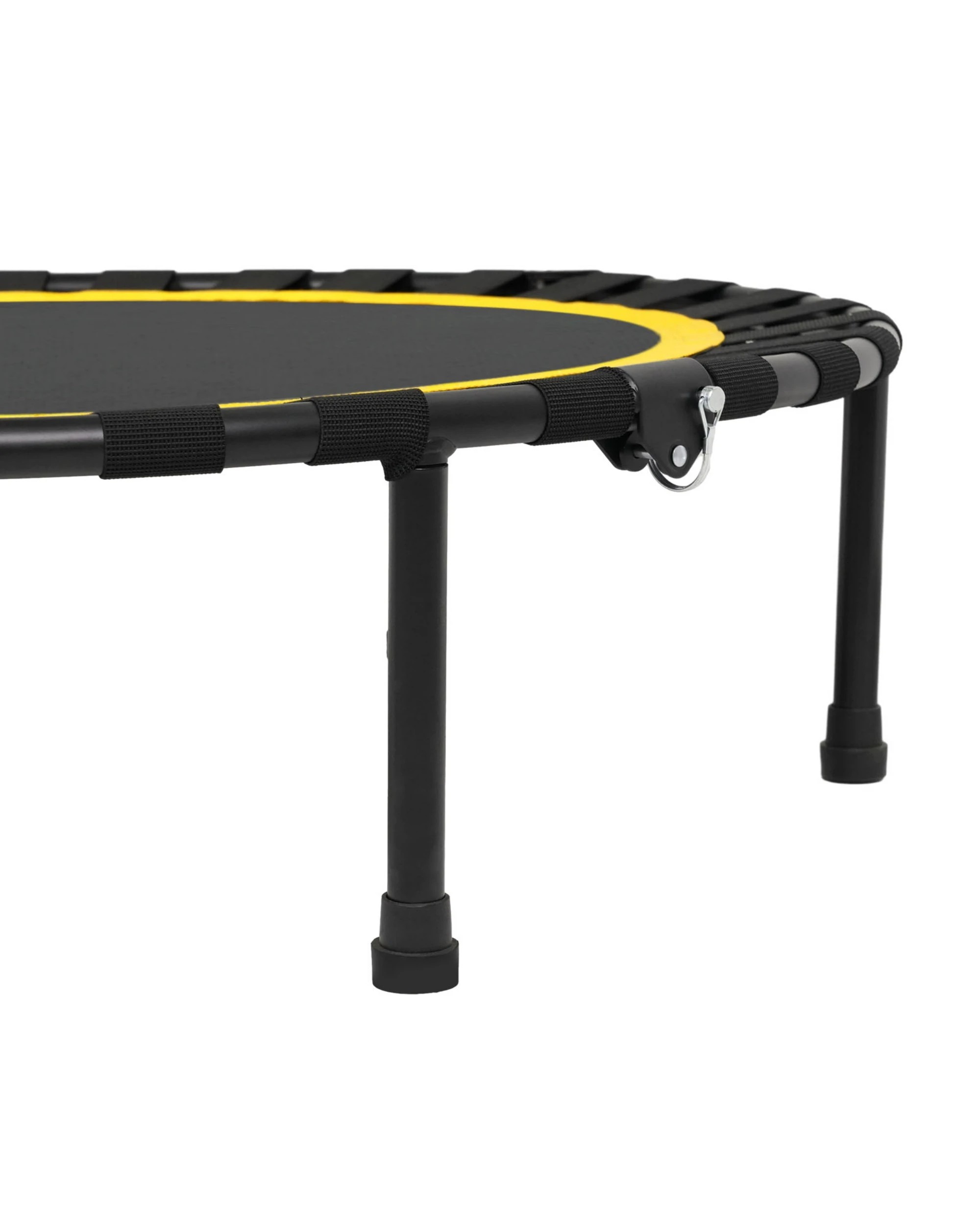 4 Advwin 50 inch Rebounder Mini Trampoline for Adults and Kids Indoor/Outdoor Workout Max Load 150KG Yellow, 4 of 7
