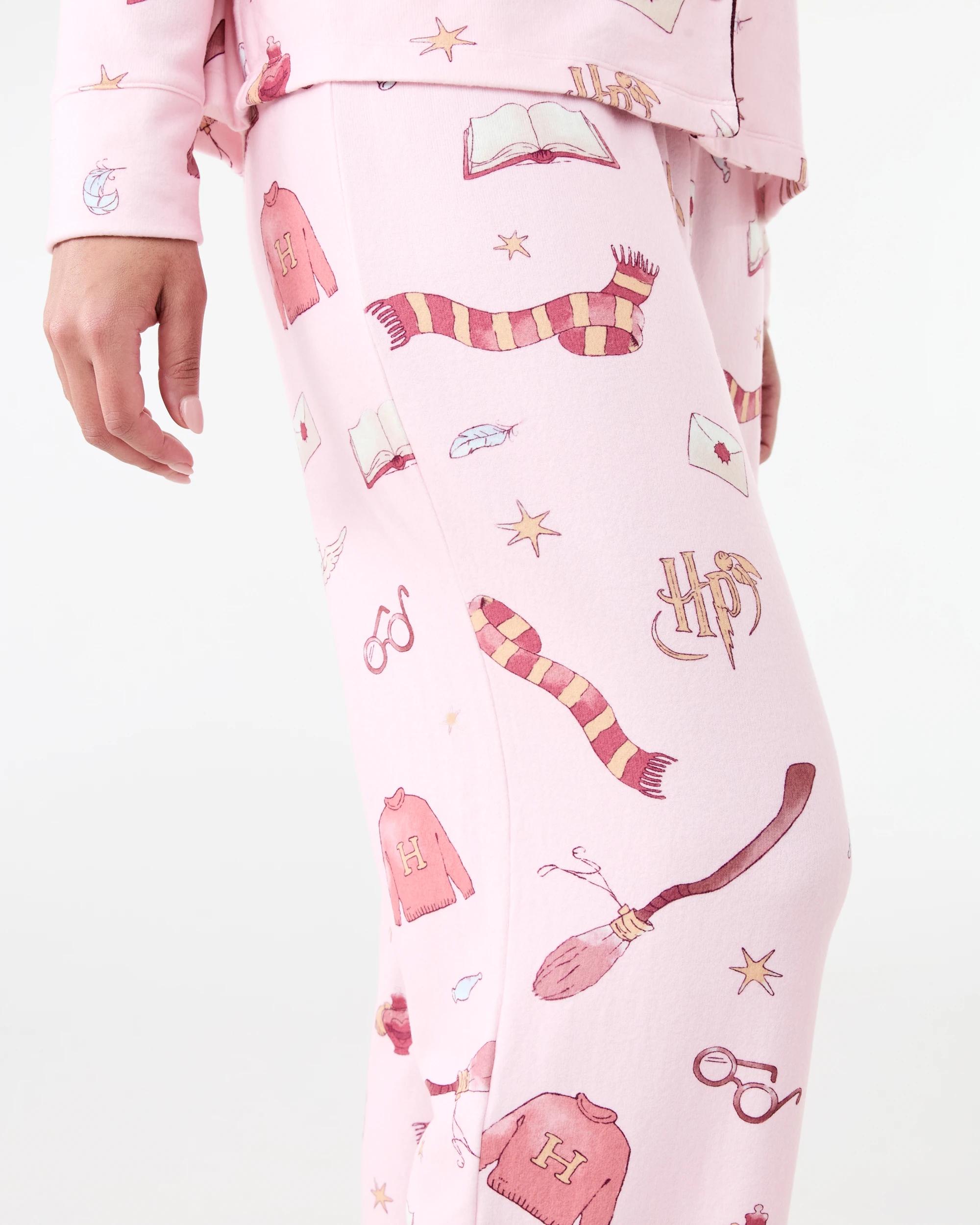 7 Harry Potter License Family Matching Supersoft Button Through Pyjama Set Pnk Hp, 7 of 8