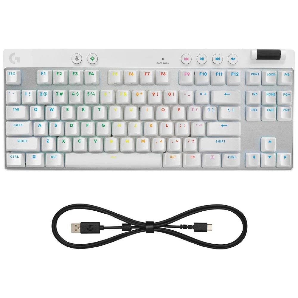 7 Logitech G PRO X TKL RAPID Magnetic Analog Gaming Keyboard Wt, 7 of 7