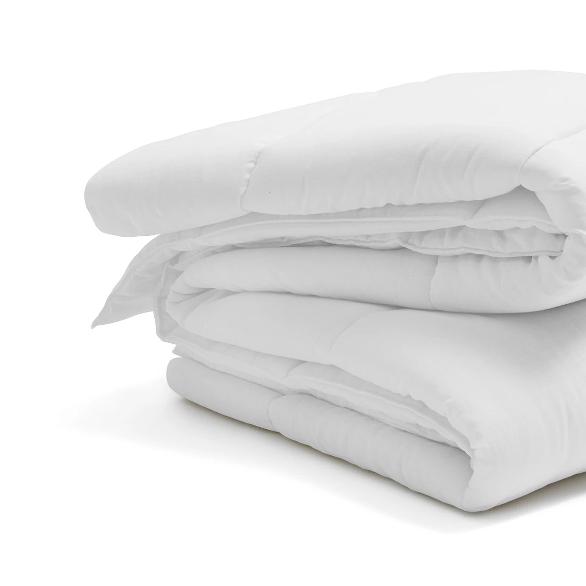 4 Medium Warmth All Seasons Quilt - Queen Bed, White, 4 of 6