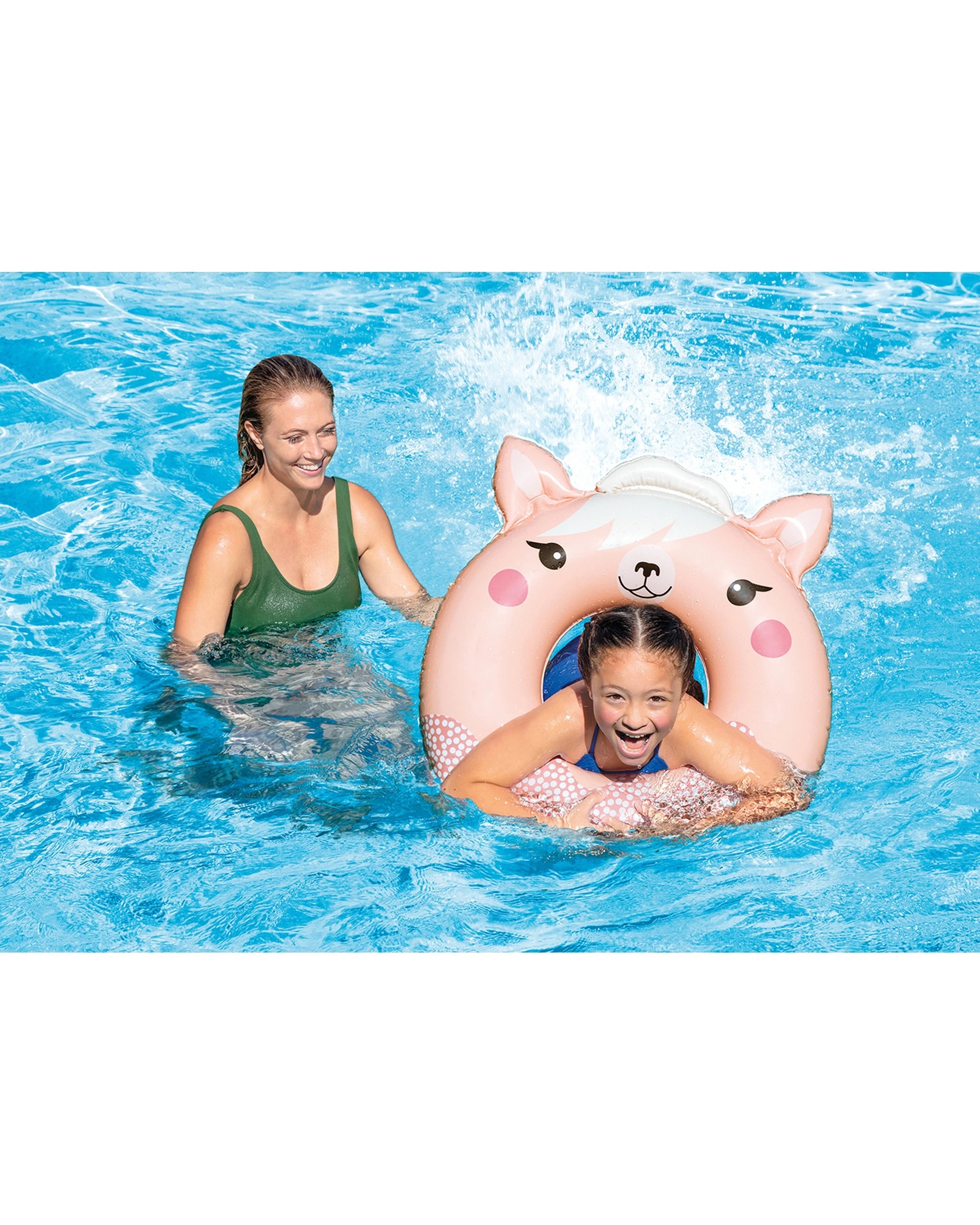 4 Intex 2PK Cute Animal Inflatable Tubes Float - Assorted, 4 of 9
