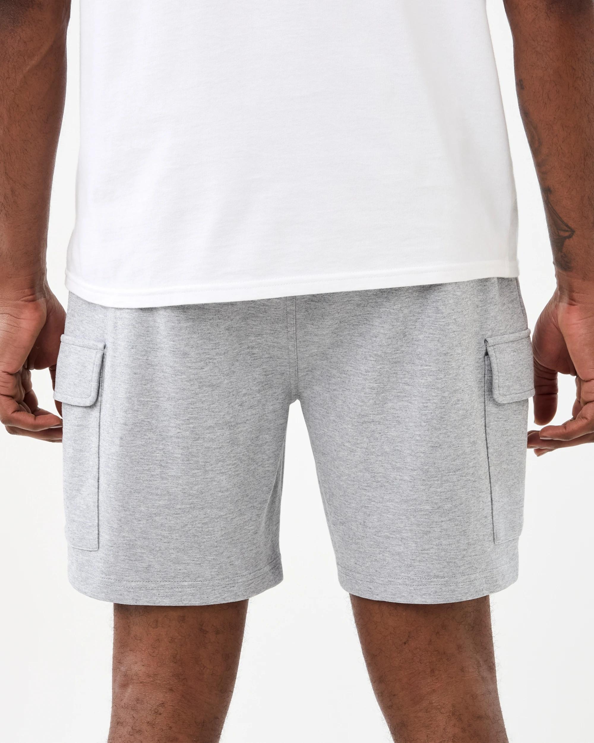 3 Interlock Cargo Shorts Grey Marle, 3 of 7