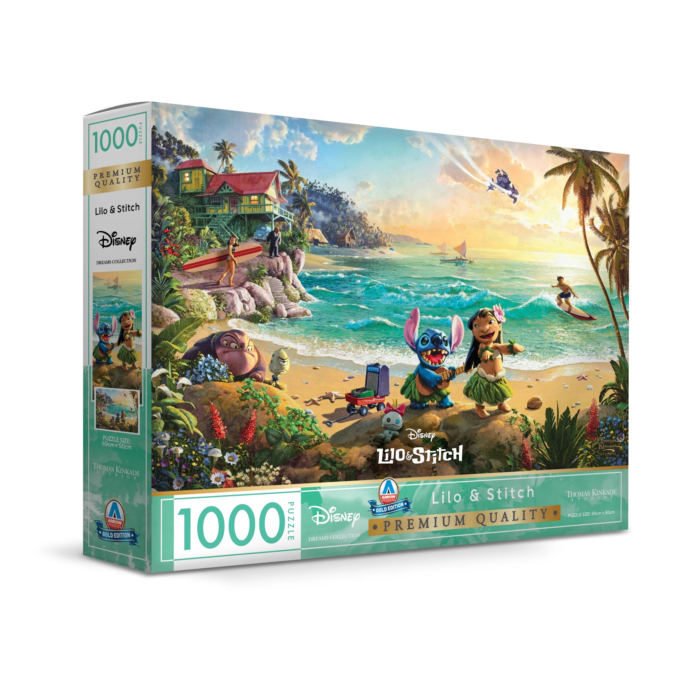 2 1000 Piece Arrow Disney Dreams Collection Thomas Kinkade Studios Puzzle - Assorted, 2 of 7