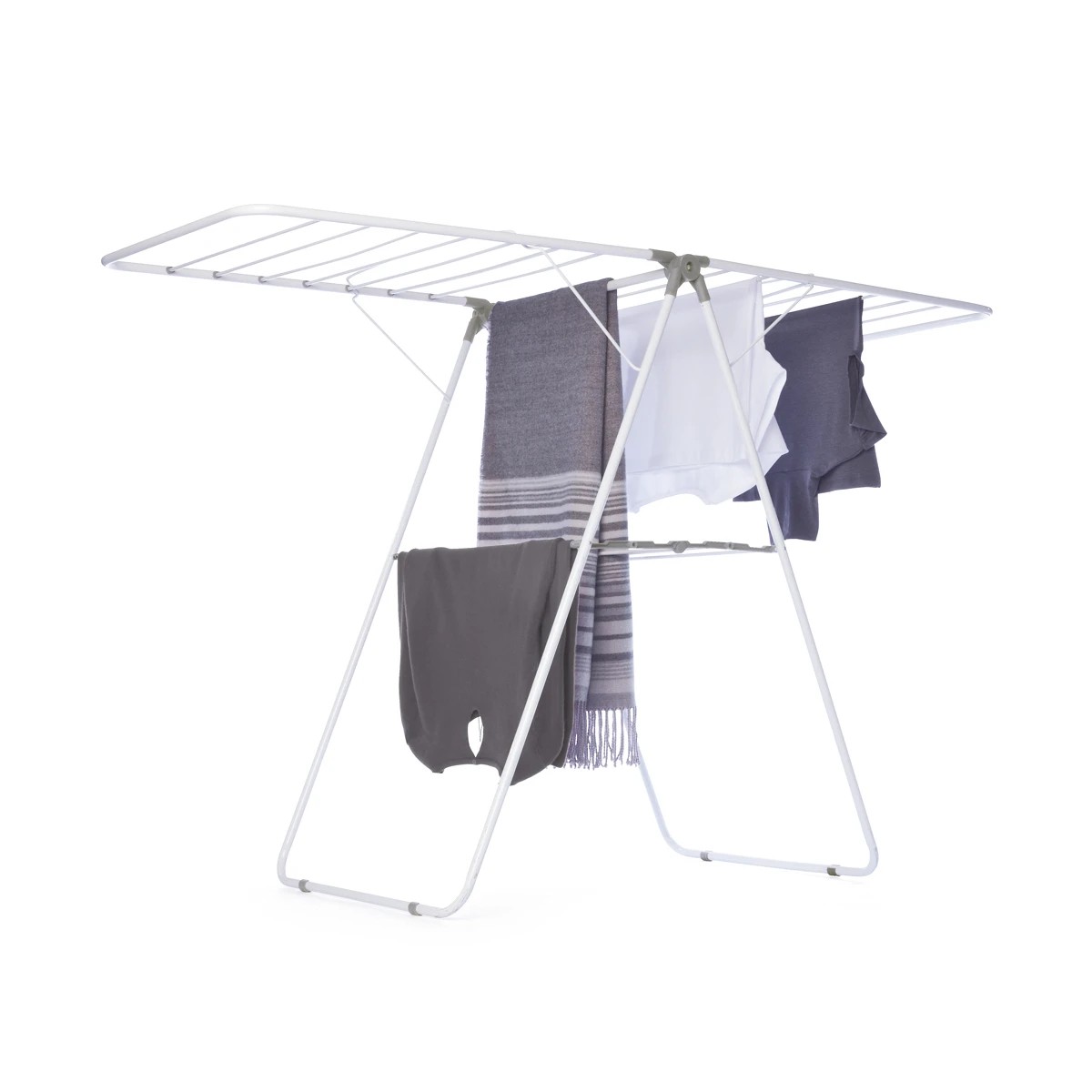1 Cross Winged Clothes Airer, 1 of 10