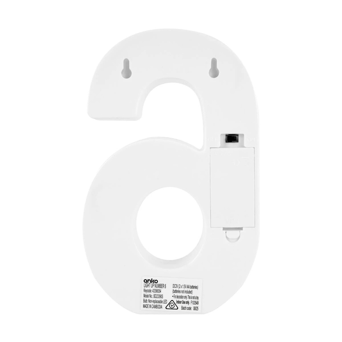 3 Light Up Number 6, 3 of 5