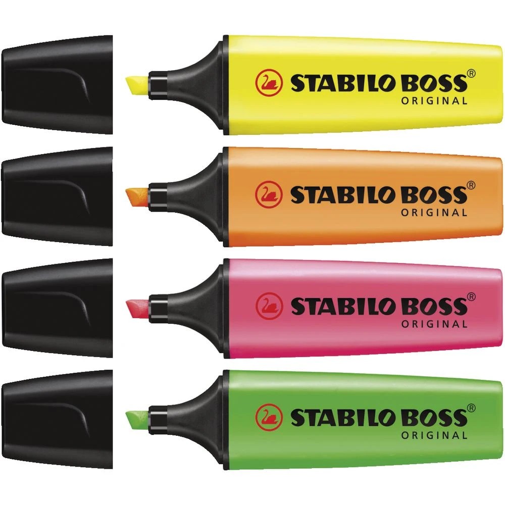 2 Stabilo Boss Highlighter Assorted 4 Pack, 2 of 3
