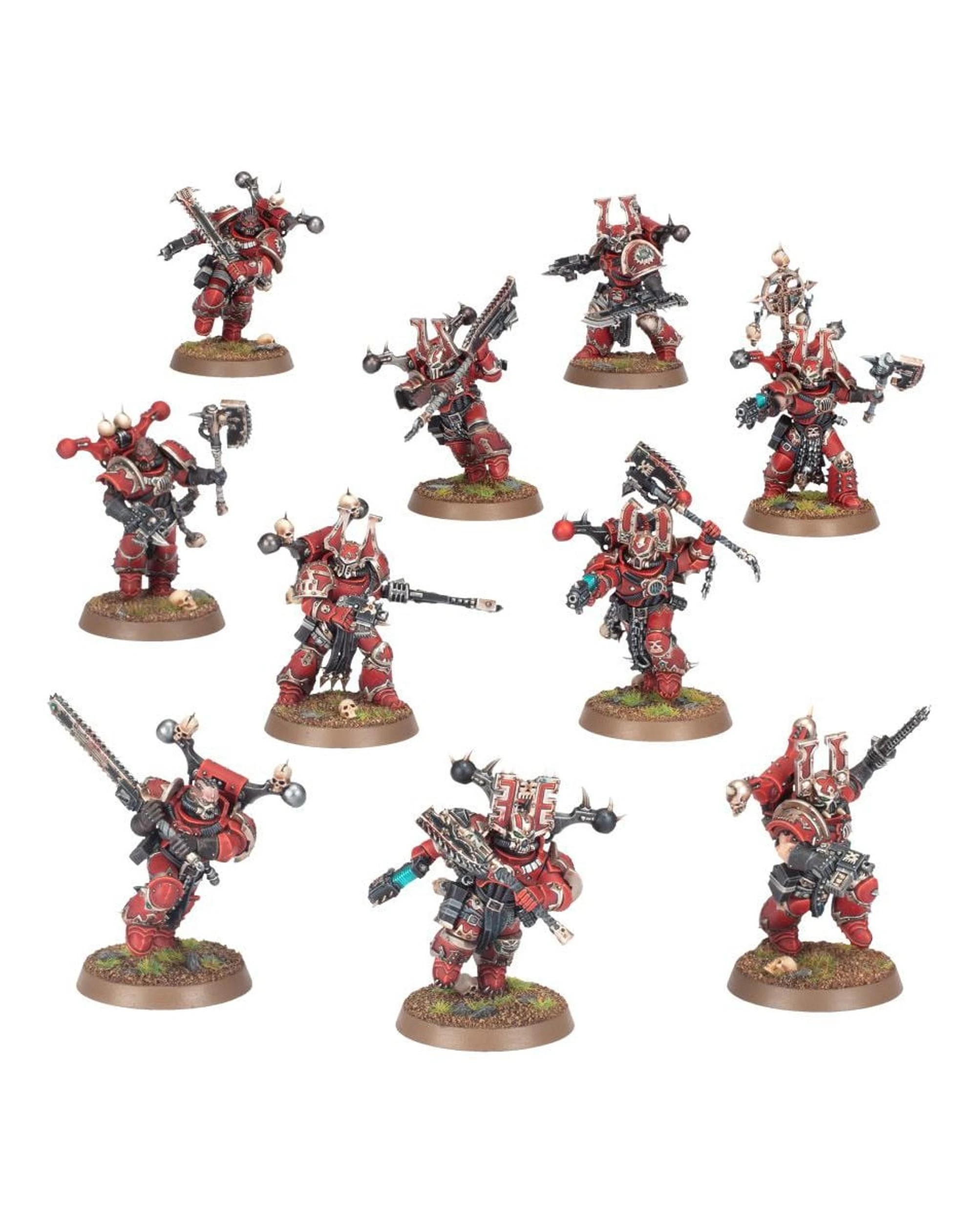 3 Warhammer: 40,000 World Eaters Battleforce: Khorne Daemonkin, 3 of 9