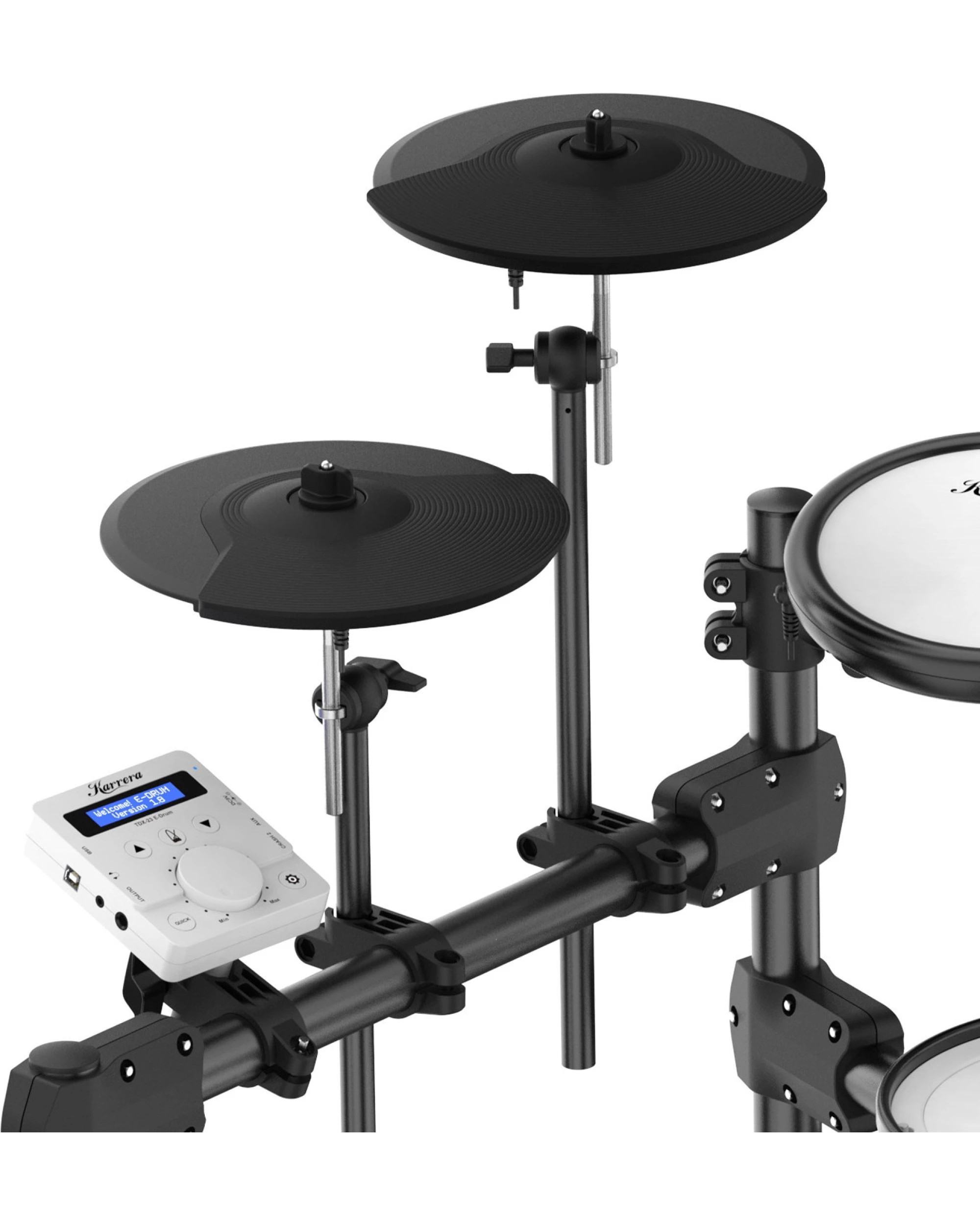 3 Karrera X23 9-Piece Electronic Drum Kit with Pedals, 3 of 10