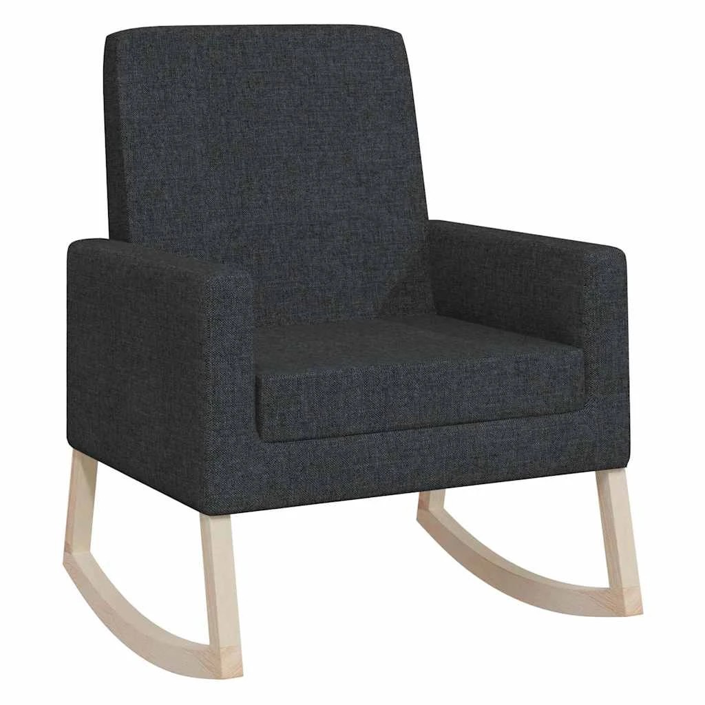 1 vidaXL Rocking chair Durable - Black, 1 of 8