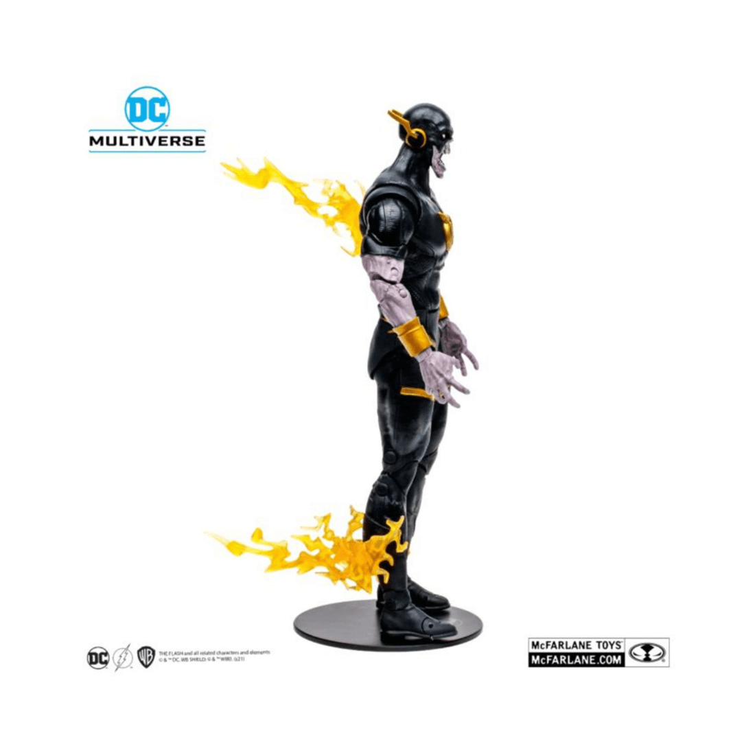 6 McFarlane Toys DC Multiverse Gold Label Dark Nights: Death Metal Speed Metal Dark Flash 7 inch Action Figure, 6 of 9