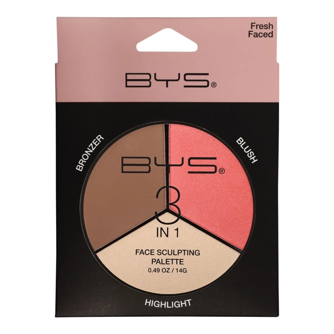1 BYS 3-in-1 Face Sculpting Palette - Fresh Face, 1 of 4