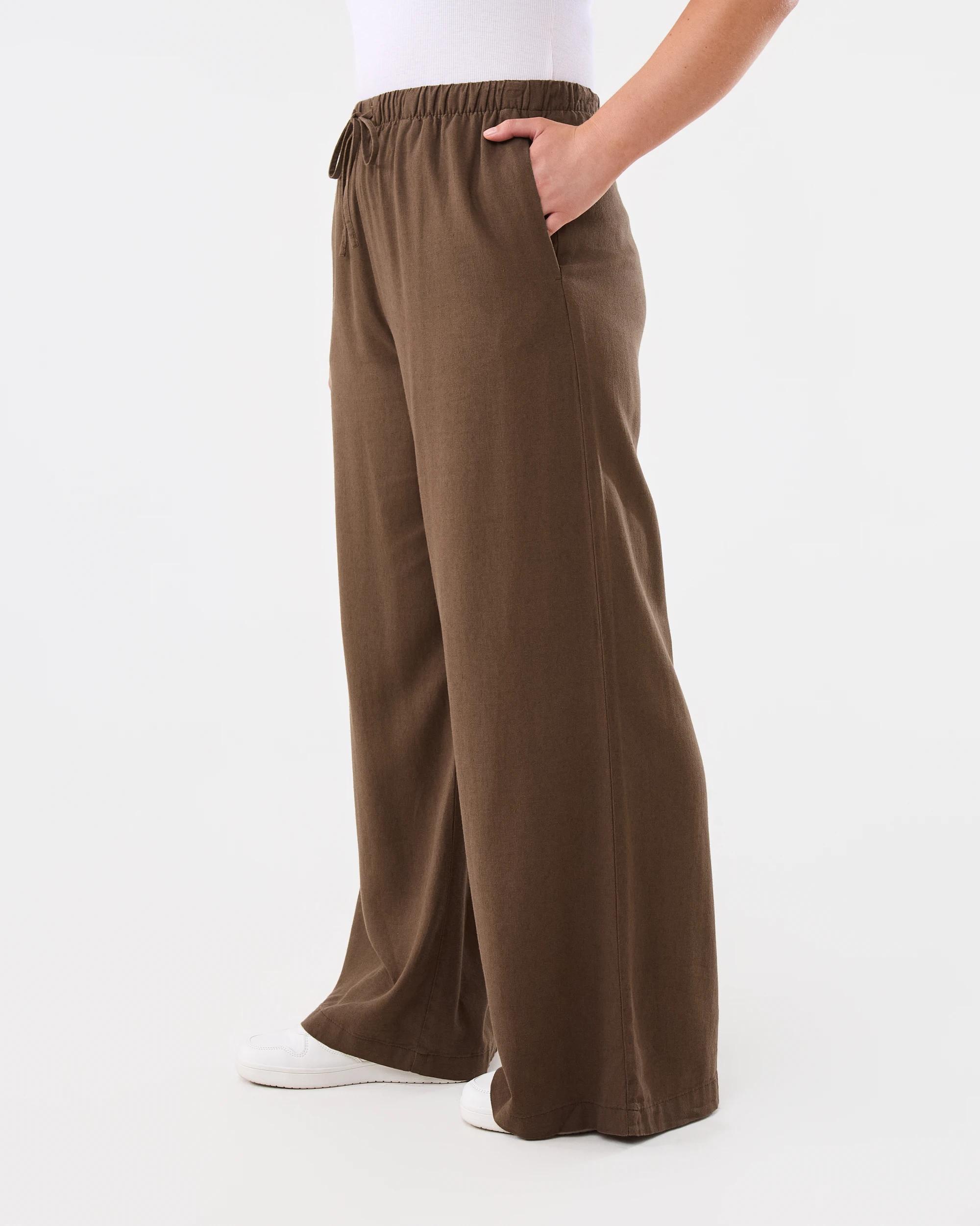 2 Wide Full Length Pants Mochbrown, 2 of 5