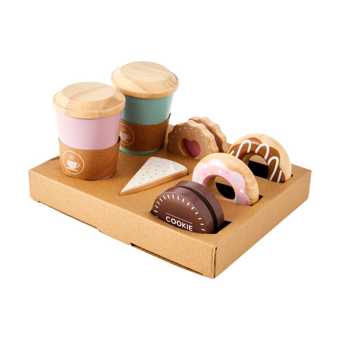 1 12 Piece Wooden Babyccino Set, 1 of 5