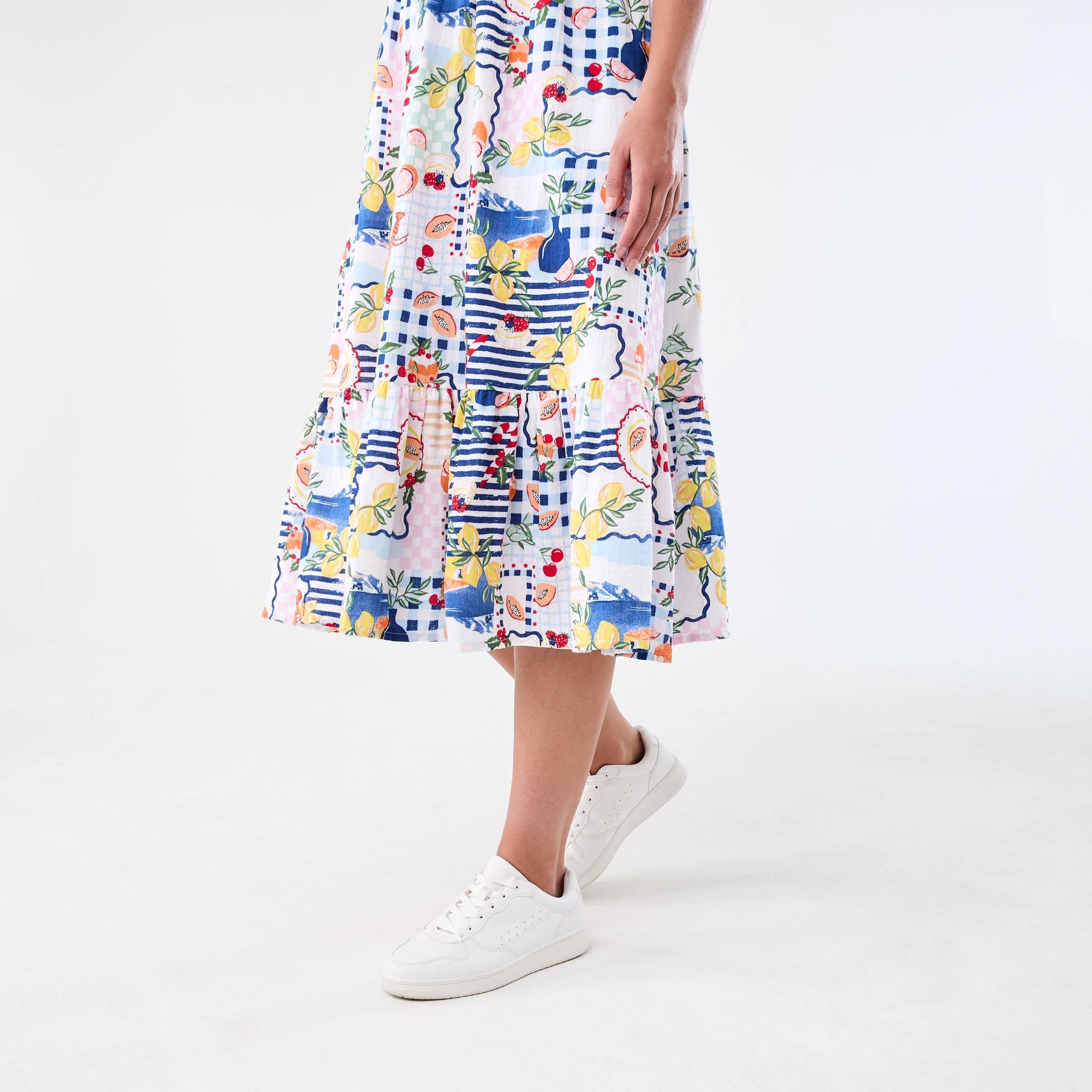 8 Sleeveless Christmas Midi Dress Xmas Vacay, 8 of 8