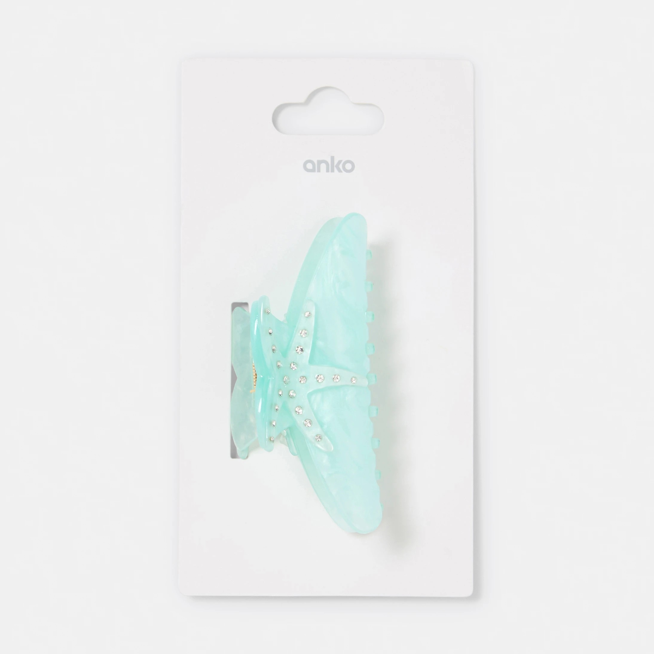 4 Blue Novelty Starfish Claw Hair Clip, 4 of 4