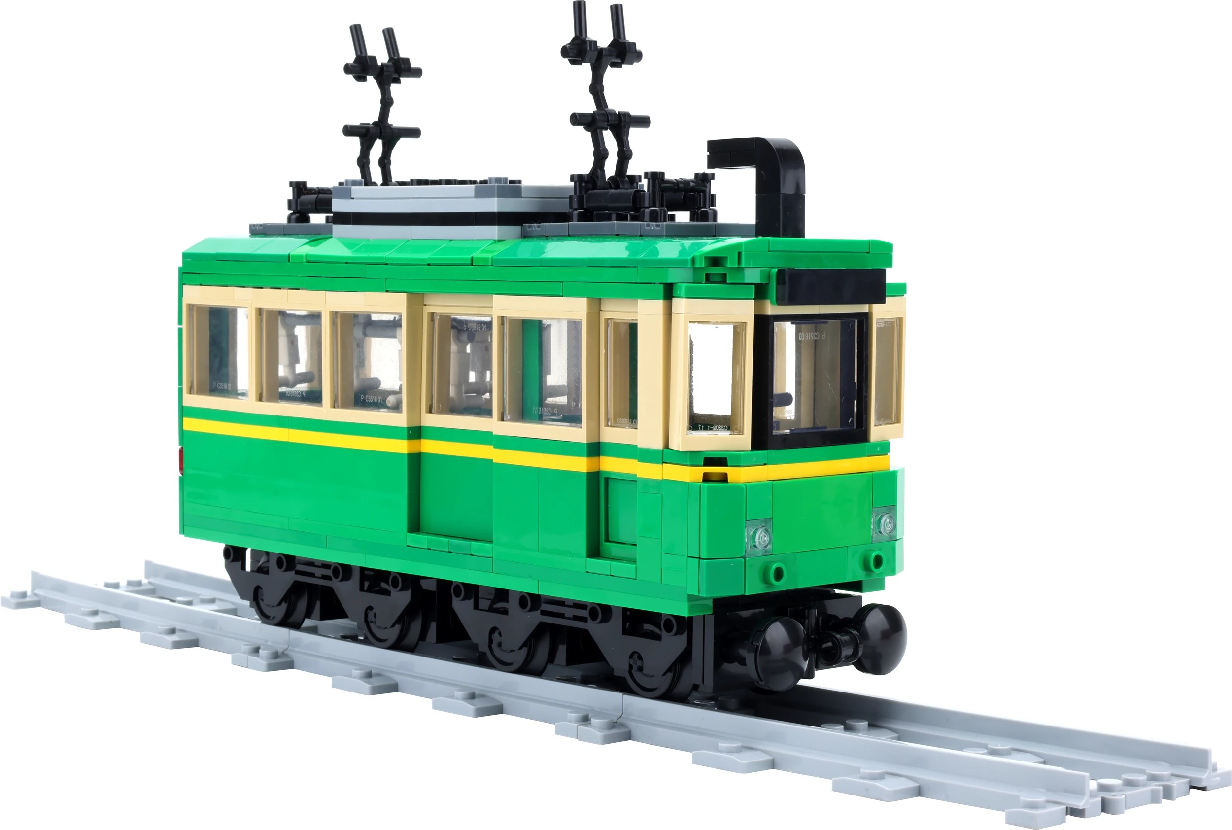 2 539 Piece Mini Blocks Vehicle Series: Tram, 2 of 10