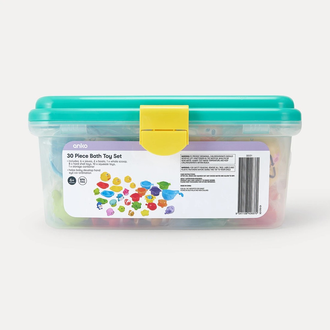 10 30 Piece Bath Toy Set, 10 of 10