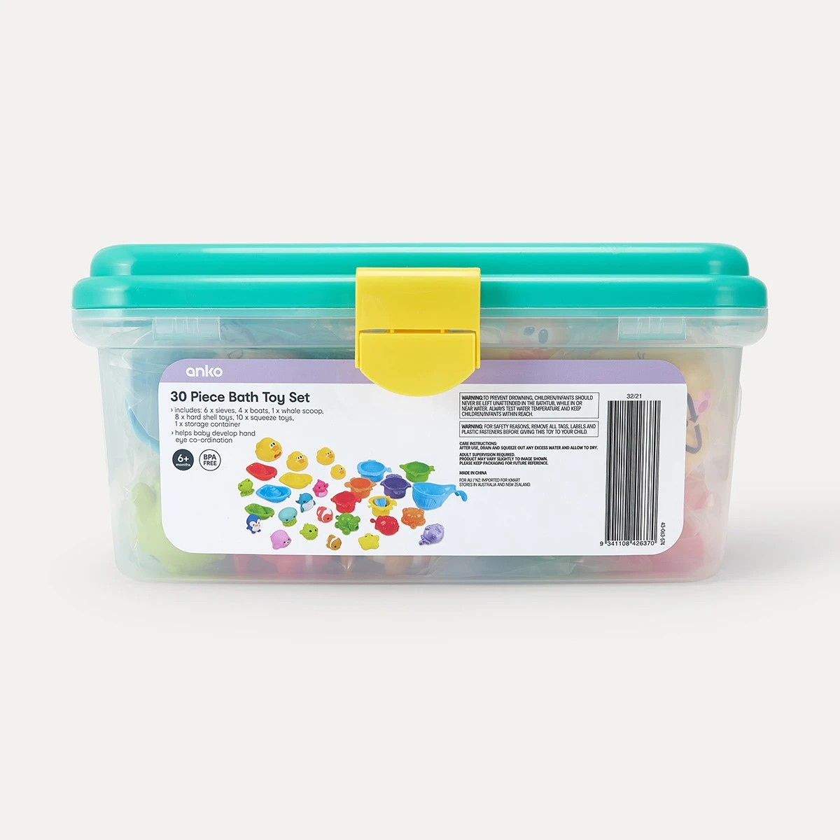 10 30 Piece Bath Toy Set, 10 of 10