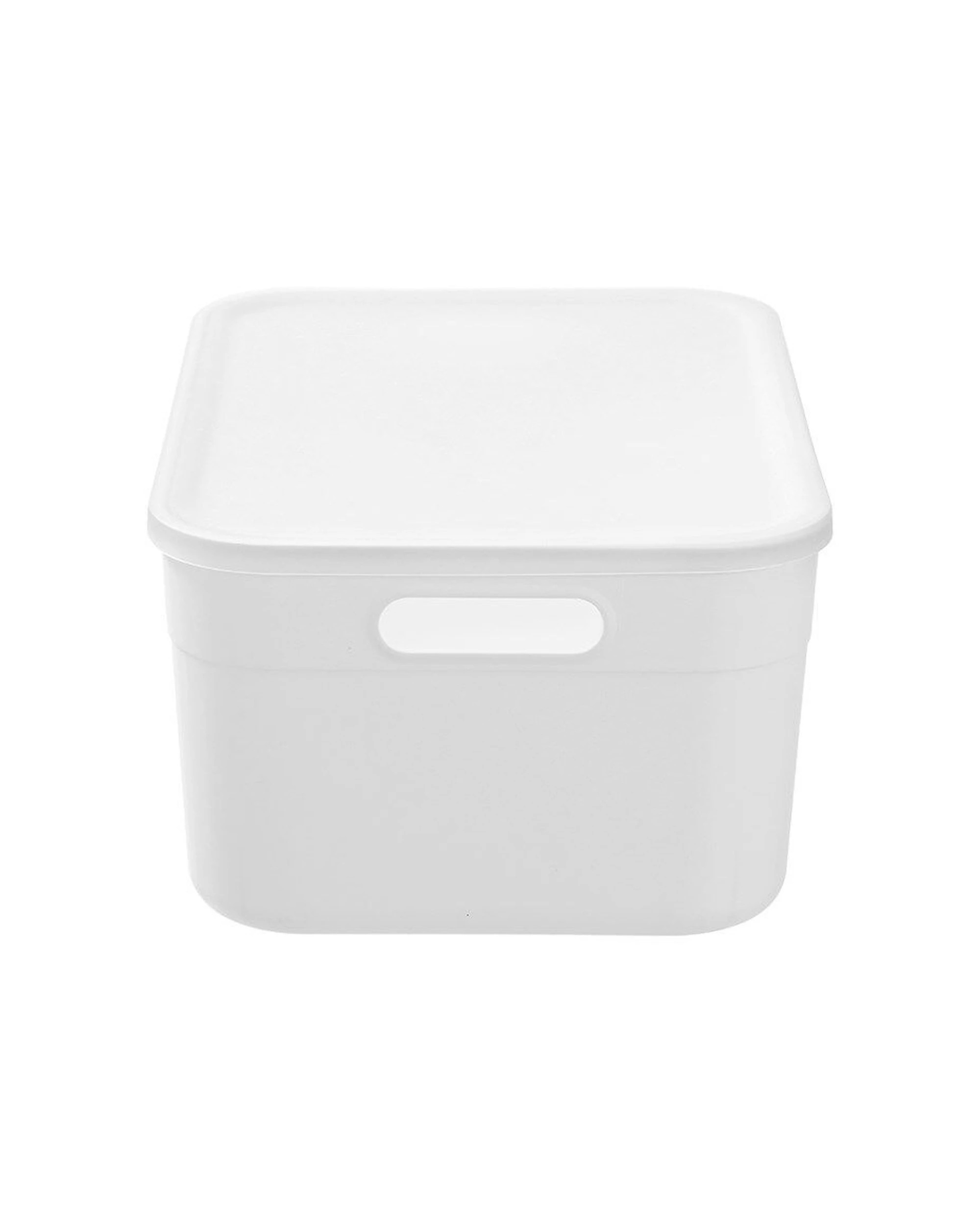 4 Boxsweden 12PK Storage Container Lid Included 11.5L Stackable Durable Plastic
 - white, 4 of 6