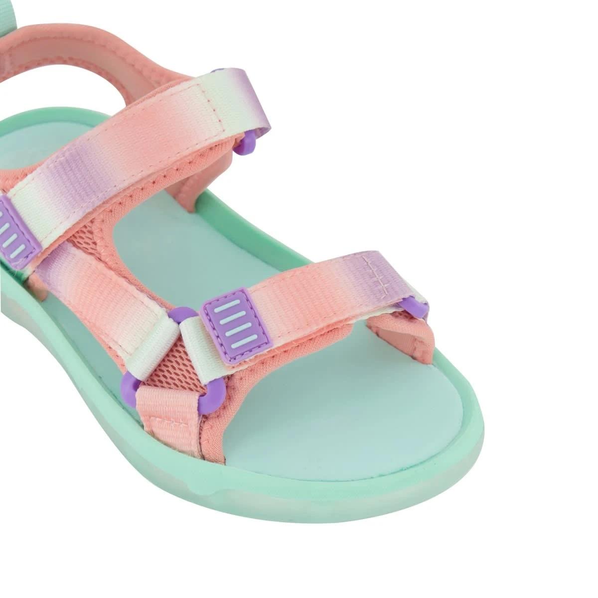 5 Junior Light Up Sandals Lag Green, 5 of 6