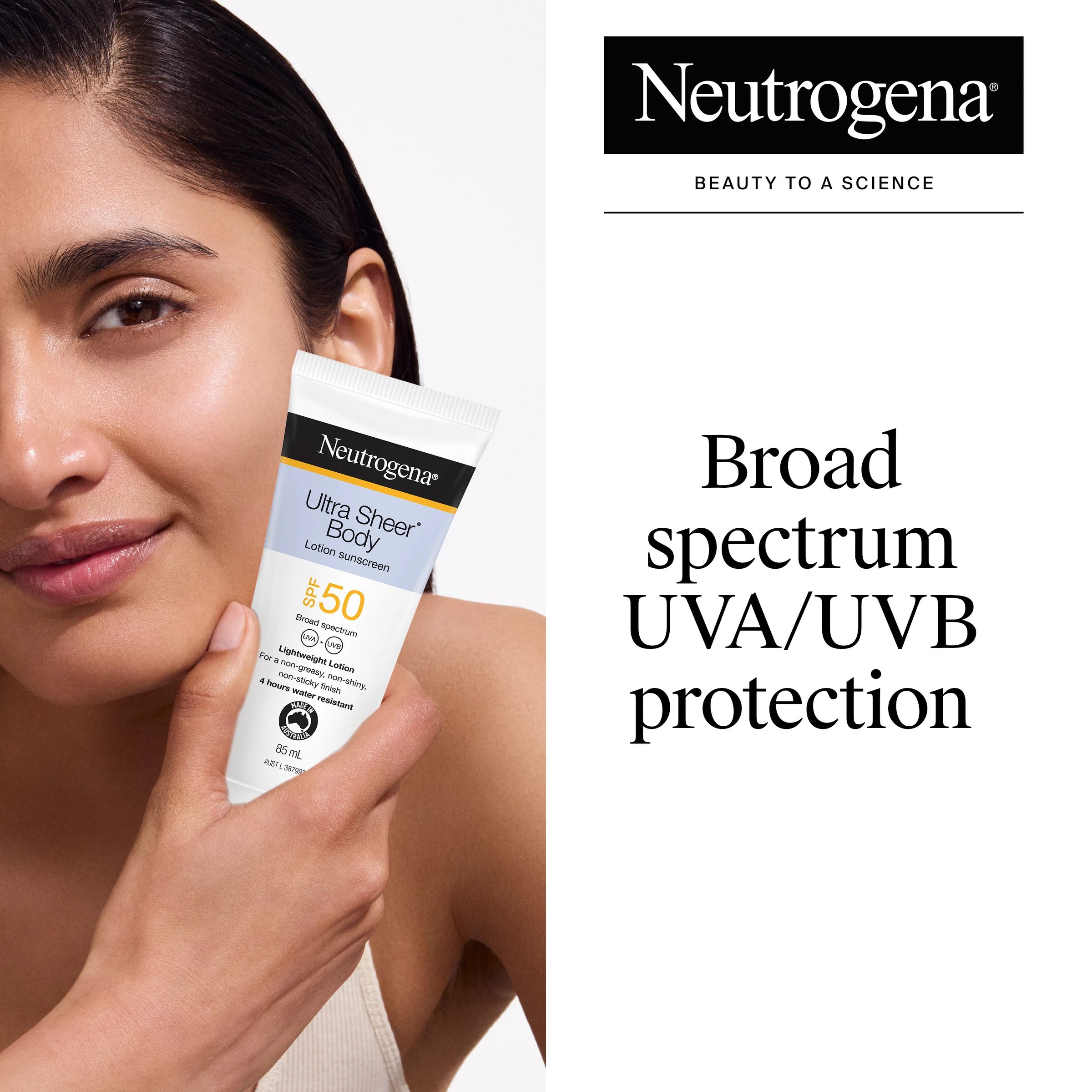 6 Neutrogena SPF 50 Ultra Sheer Body Lotion Sunscreen 85ml, 6 of 8