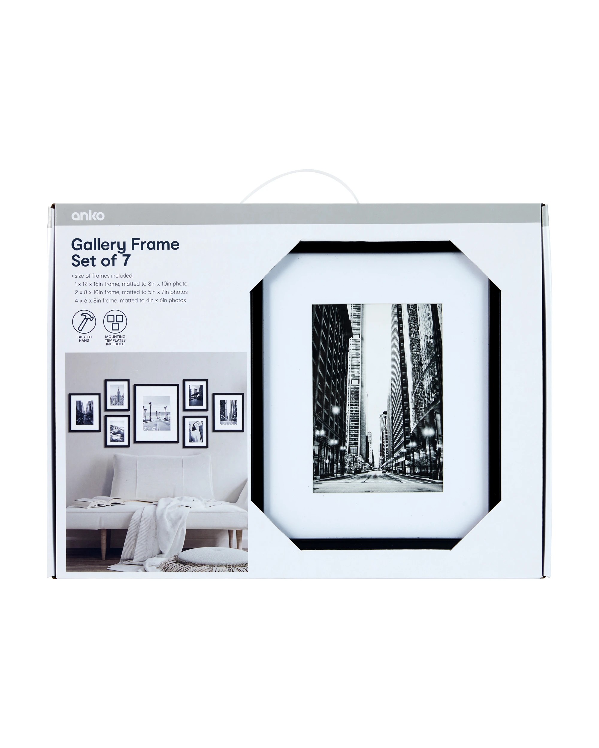 1 7 Piece Gallery Set - Black, 1 of 5