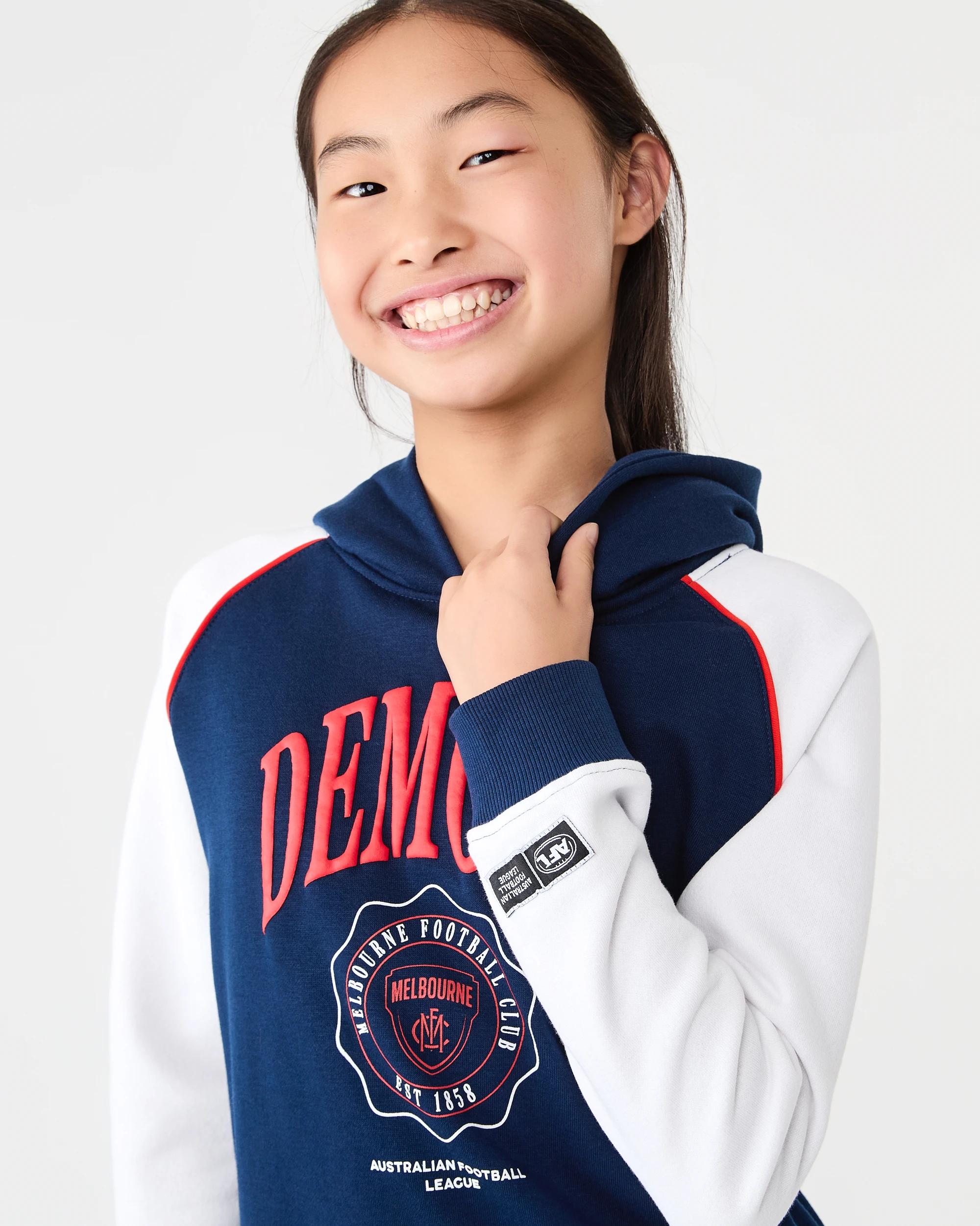 4 Official AFL Kids Hoodie Melbourne, 4 of 6