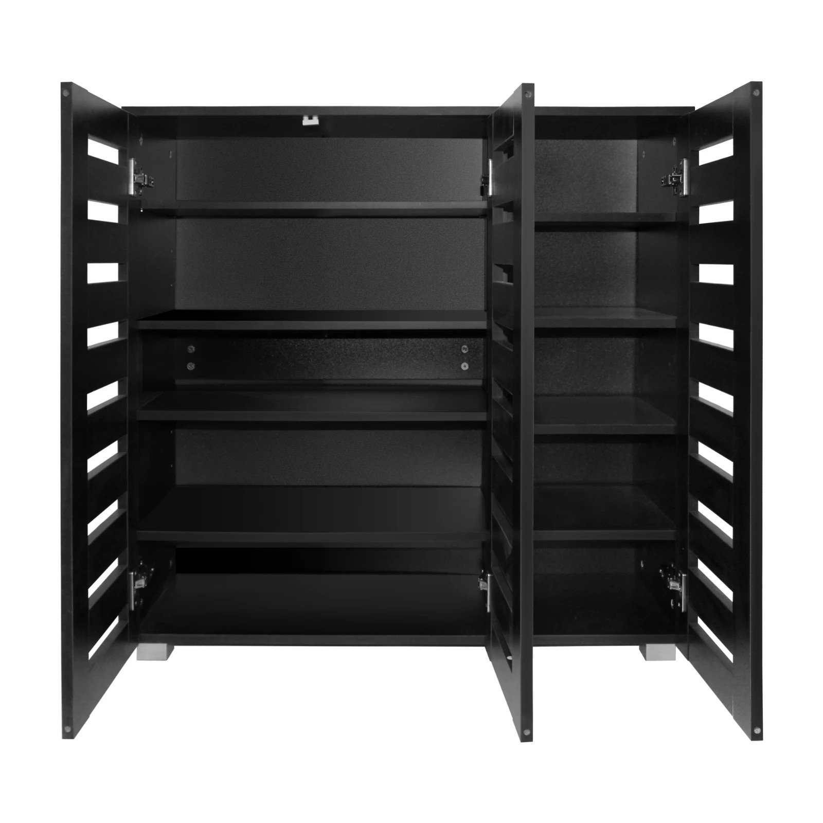 6 Ausway 4 Tier Wooden Shoe Storage Cabinet Rack Shelf Organiser for 30 Pairs, 6 of 7