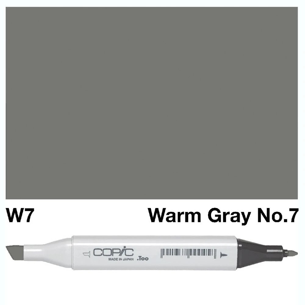 3 Copic Classic Original Dual Nib Marker W7 Warm Gray No.7, 3 of 3
