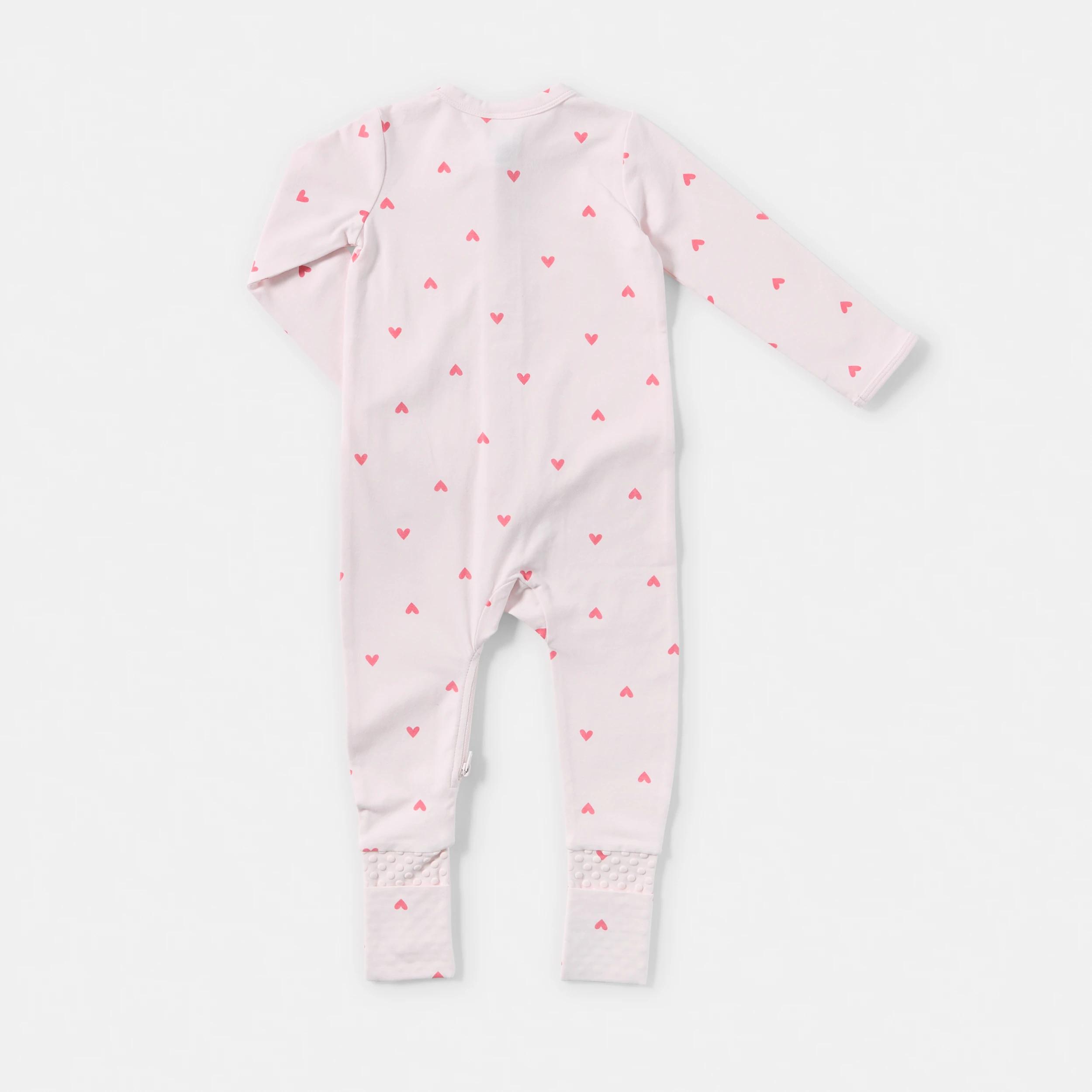 2 Turn Cuff Coverall PINK HEARTS, 2 of 3
