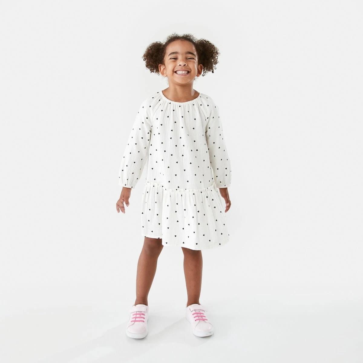 6 Long Sleeve Woven Dress Hearts, 6 of 9