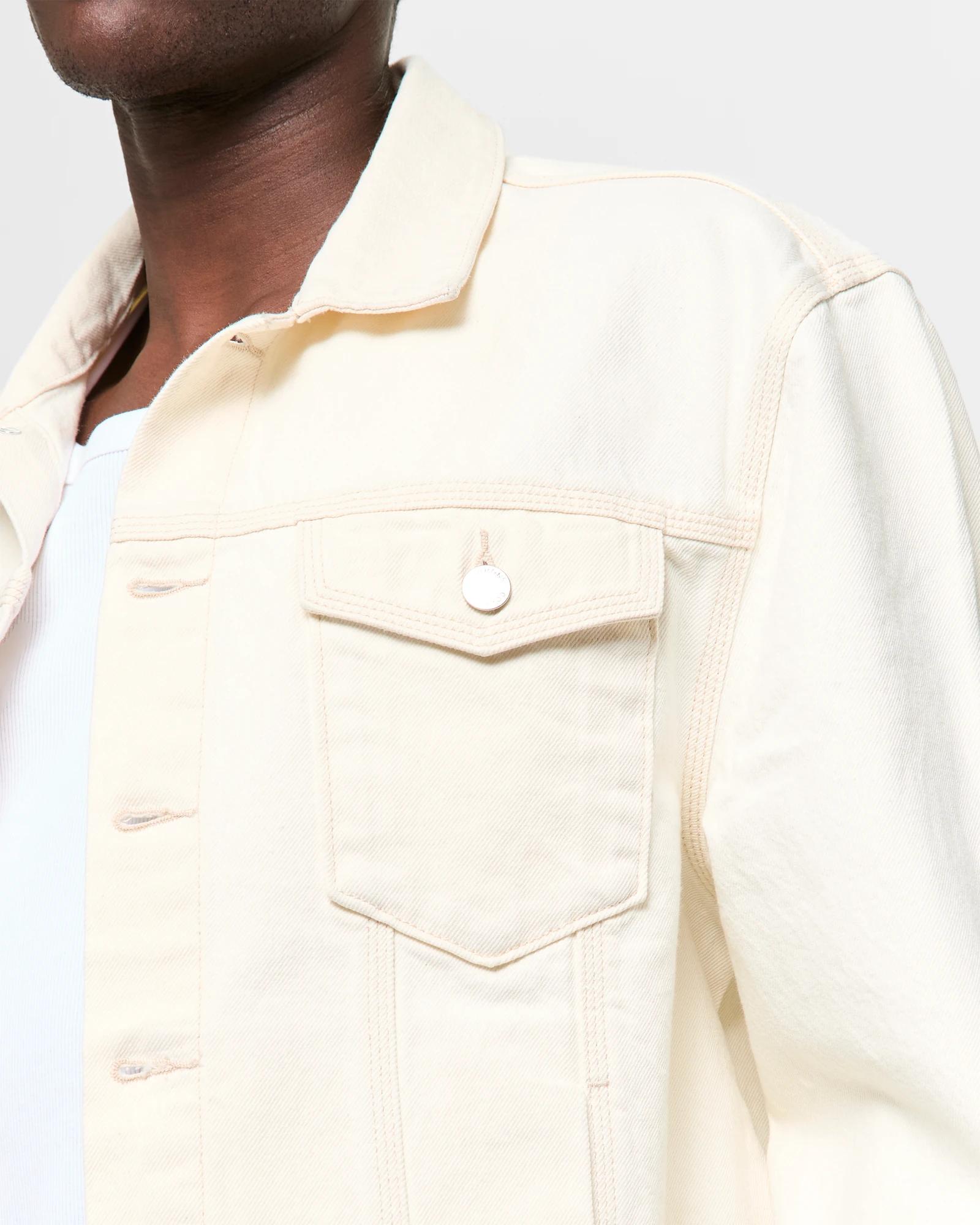 5 Long Sleeve Denim Jacket - Commons ECRU, 5 of 5