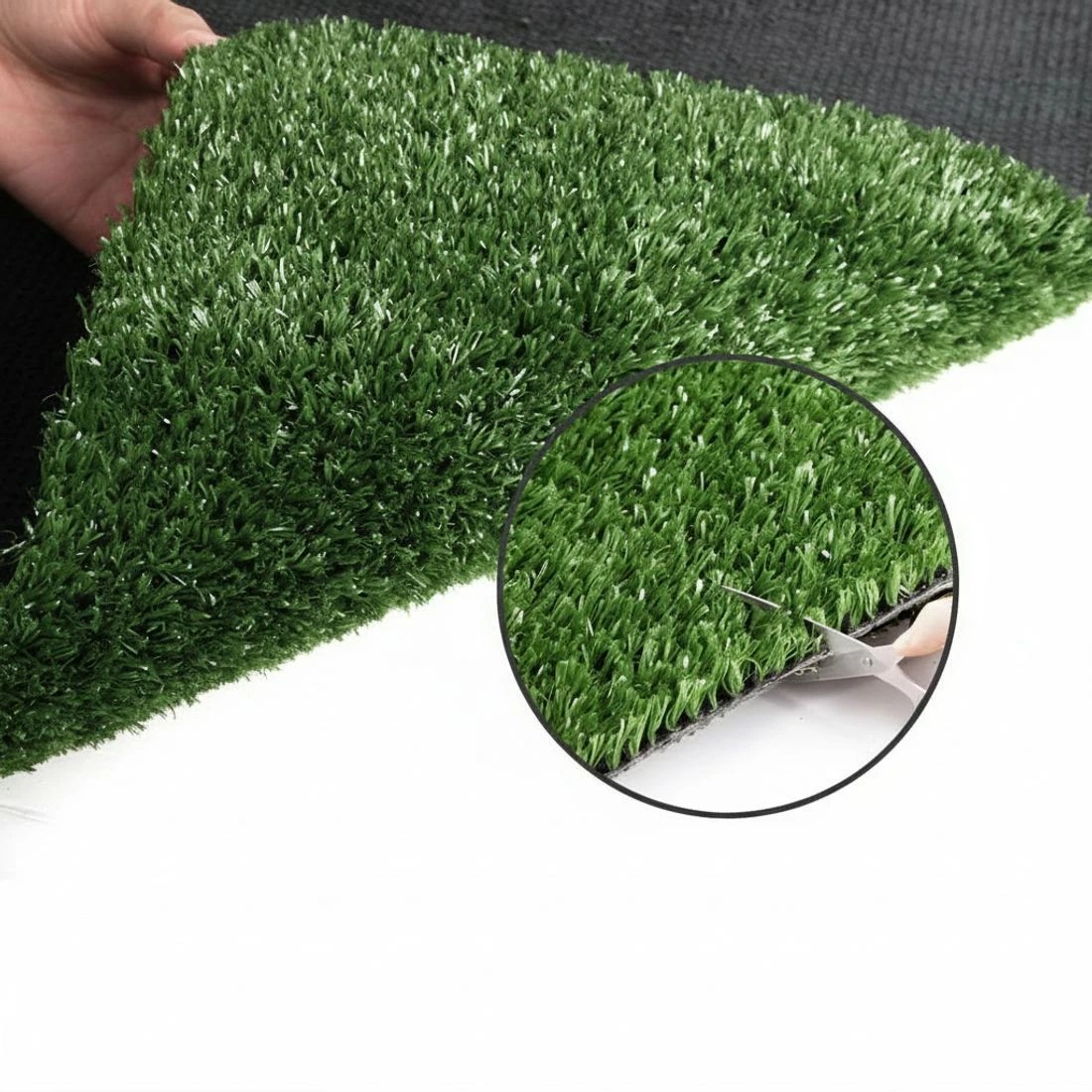 6 Prime Turf Artificial Grass 2mx5m 17mm Synthetic Fake Lawn Turf Plant Plastic - Green, 6 of 7