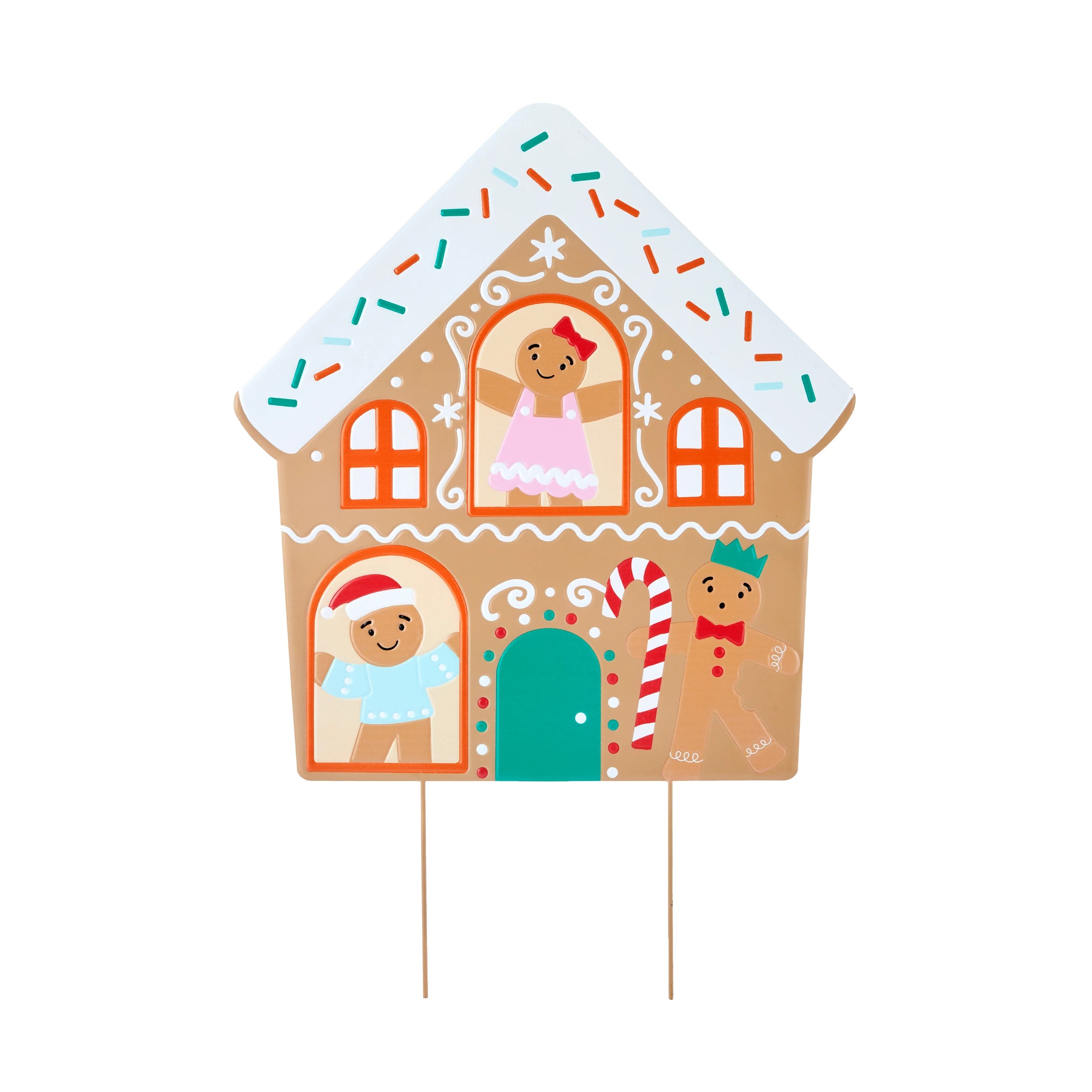 1 Large Christmas Gingerbread House Stake, 1 of 4