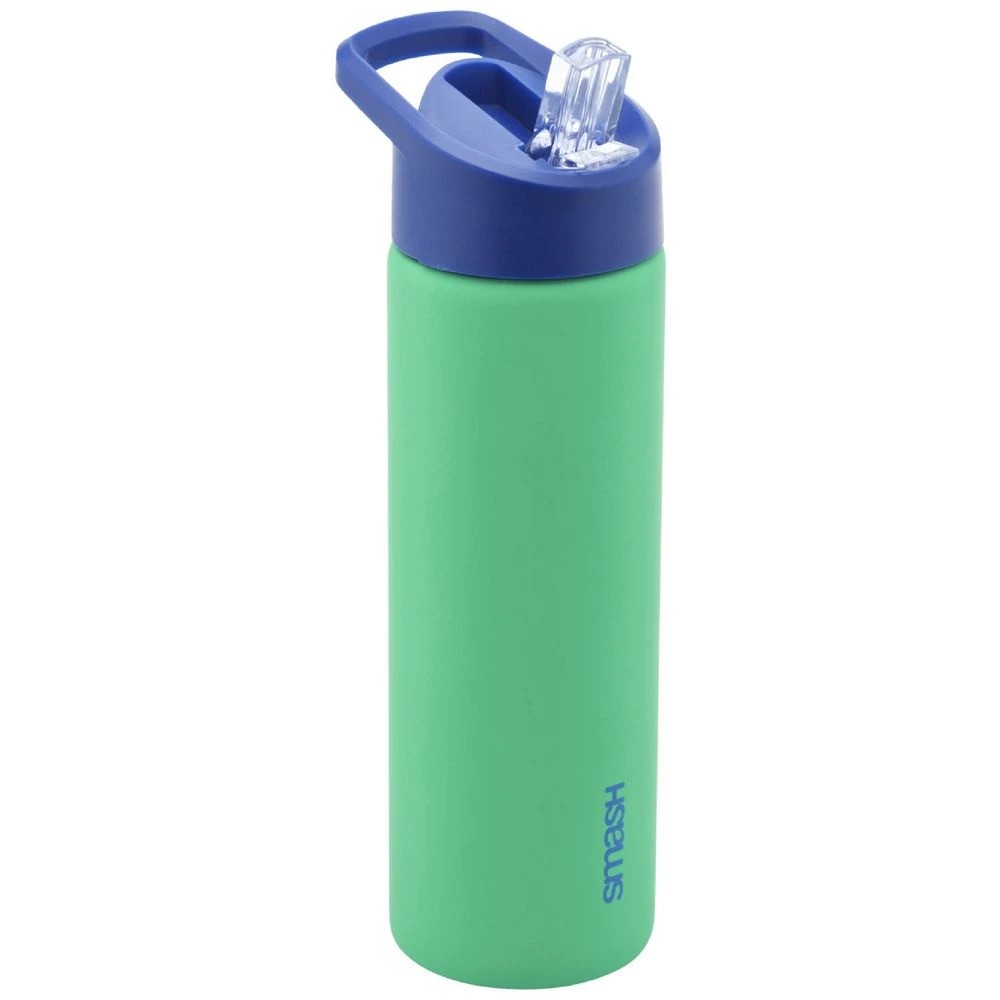 1 Smash Blue Stainless Steel Sipper Bottle Blue/Green 750mL, 1 of 4