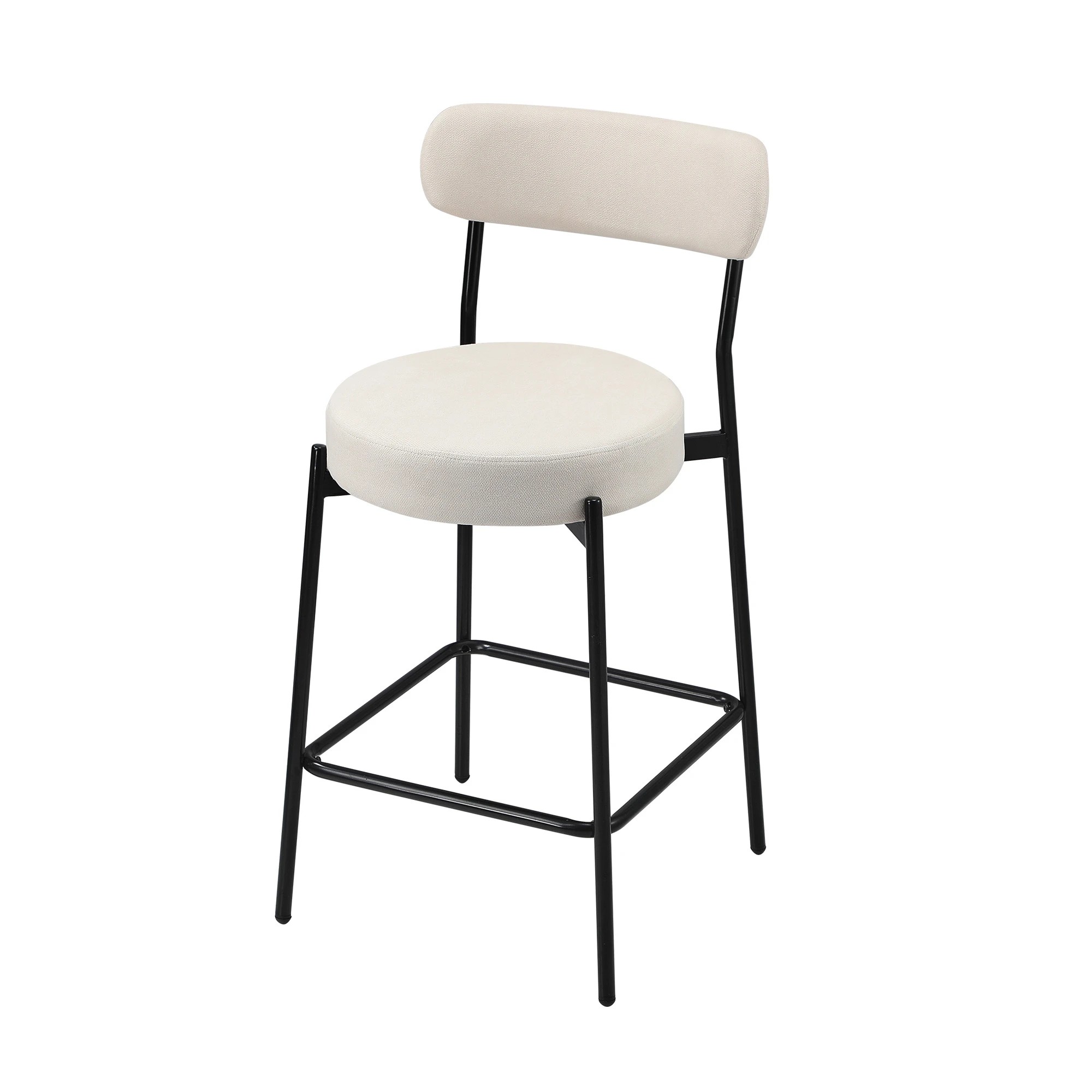 6 Oikiture 4x Bar Stools Kitchen Dining Chairs Counter Stool
 - Beige, 6 of 10