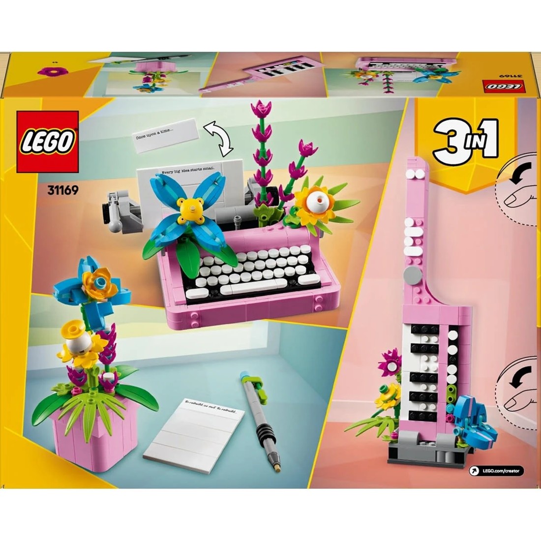 9 LEGO Creator Typewriter with Flowers 31169, 9 of 9